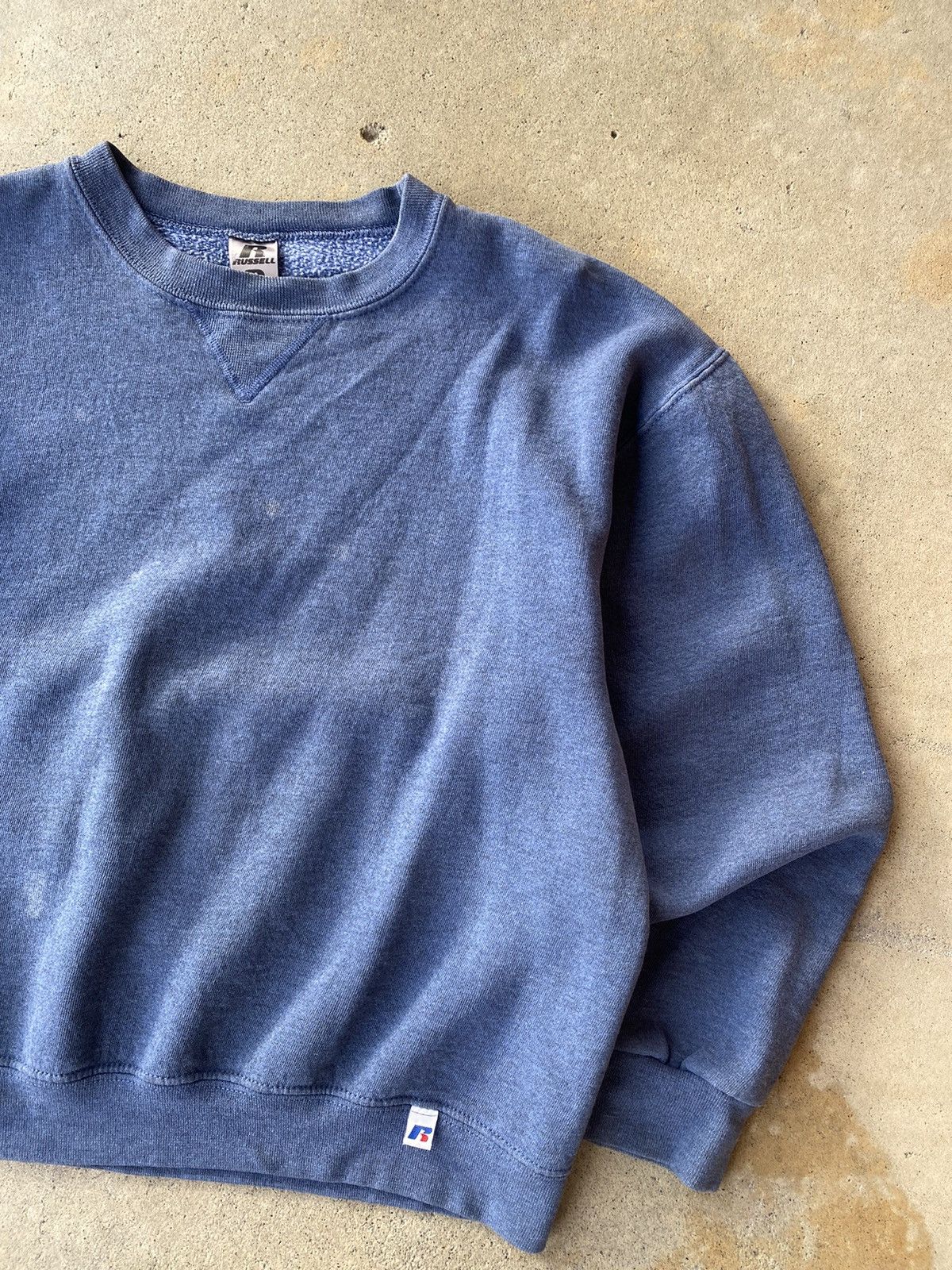 Russell Athletic × Vintage Vintage russell athletic crewneck slate blue 90s y2k Size US S / EU 44-46 / 1 - 3 Thumbnail