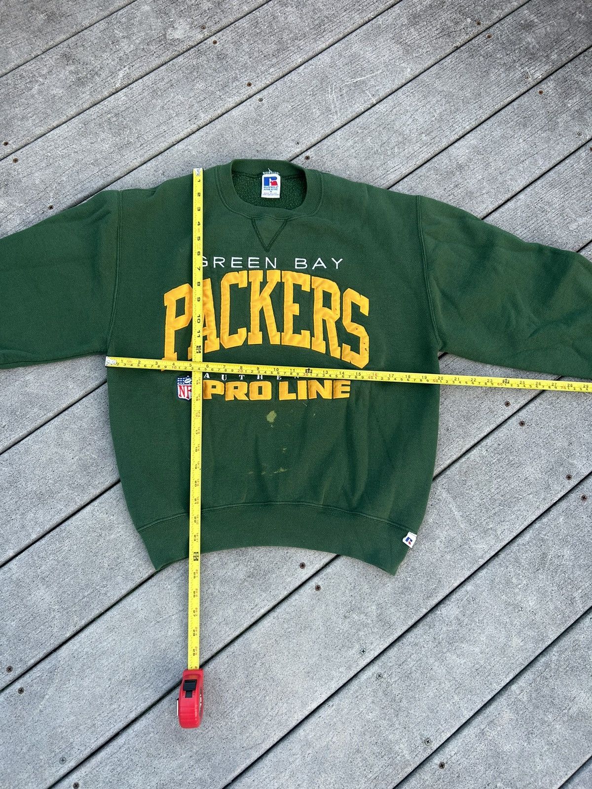 NFL × Russell Athletic × Vintage Vintage Russell Green Bay Packers Crewneck Size US S / EU 44-46 / 1 - 3 Thumbnail
