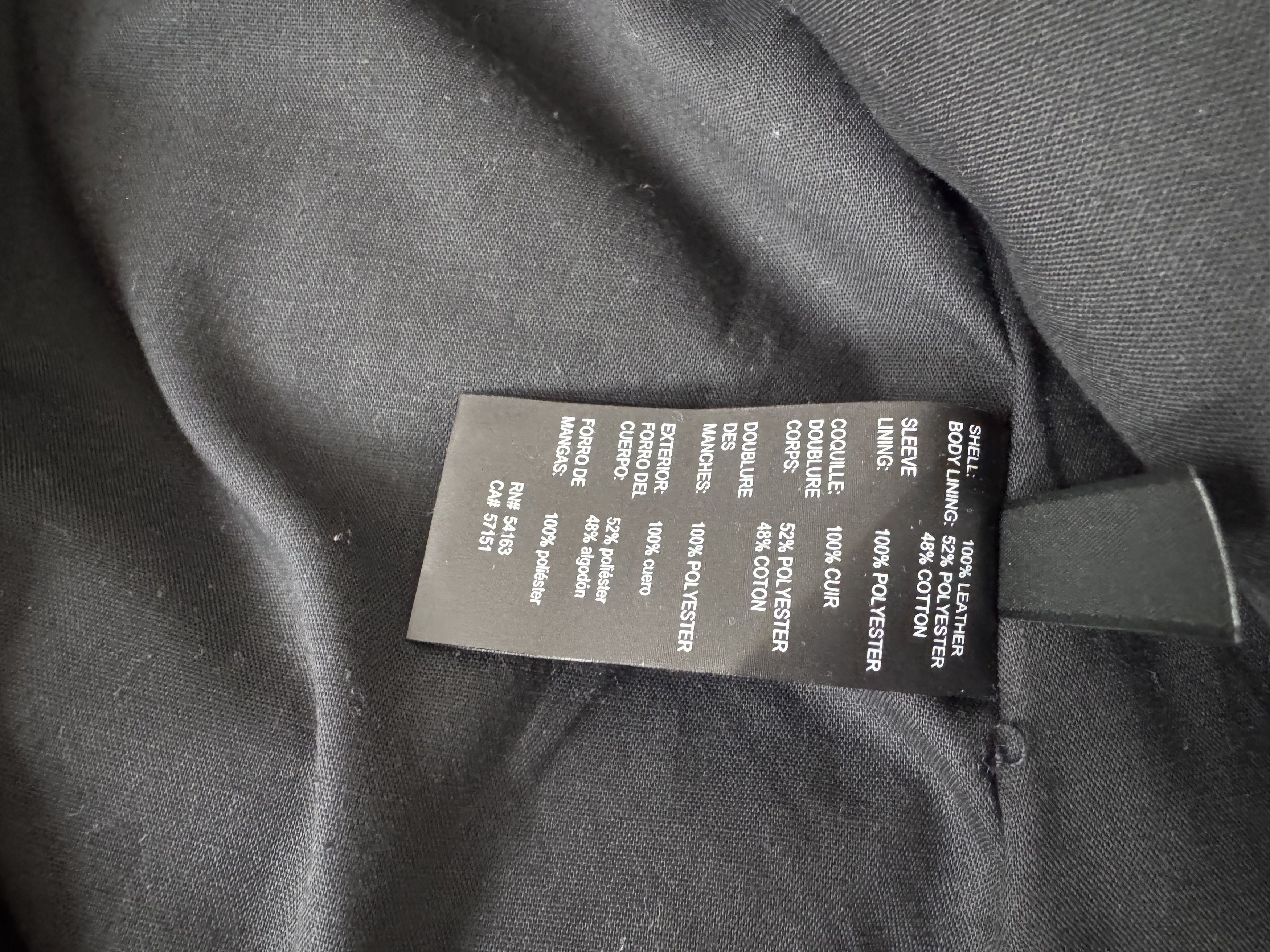 Karl Lagerfeld Leather Jacket In Black Size US L / EU 52-54 / 3 - 4 Thumbnail