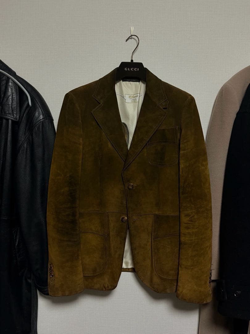 Gucci Gucci 1921 90th Anniversary Suede Leather Jacket Size US L / EU 52-54 / 3 - 1 Thumbnail