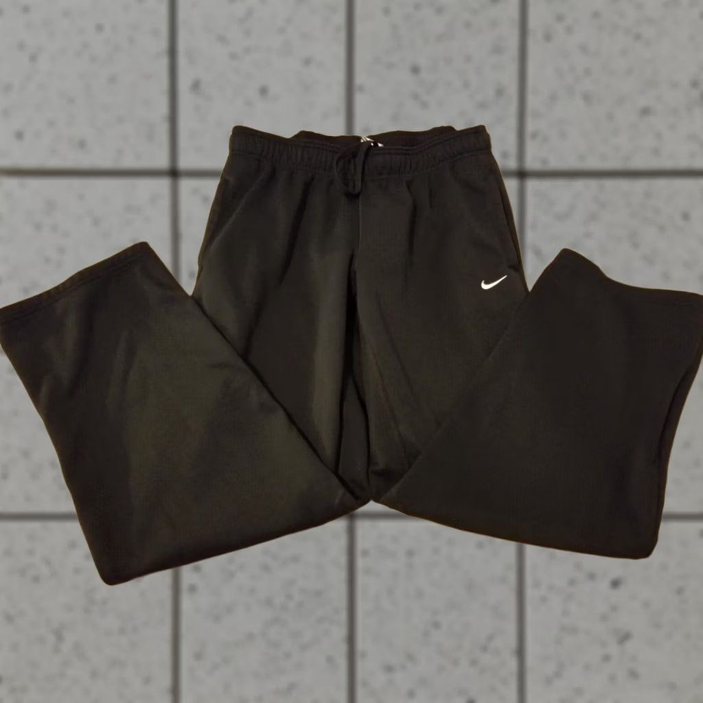 Nike Nike Pants L Large Black Athletic Gym Workout Mens Size US 33 - 1 Thumbnail