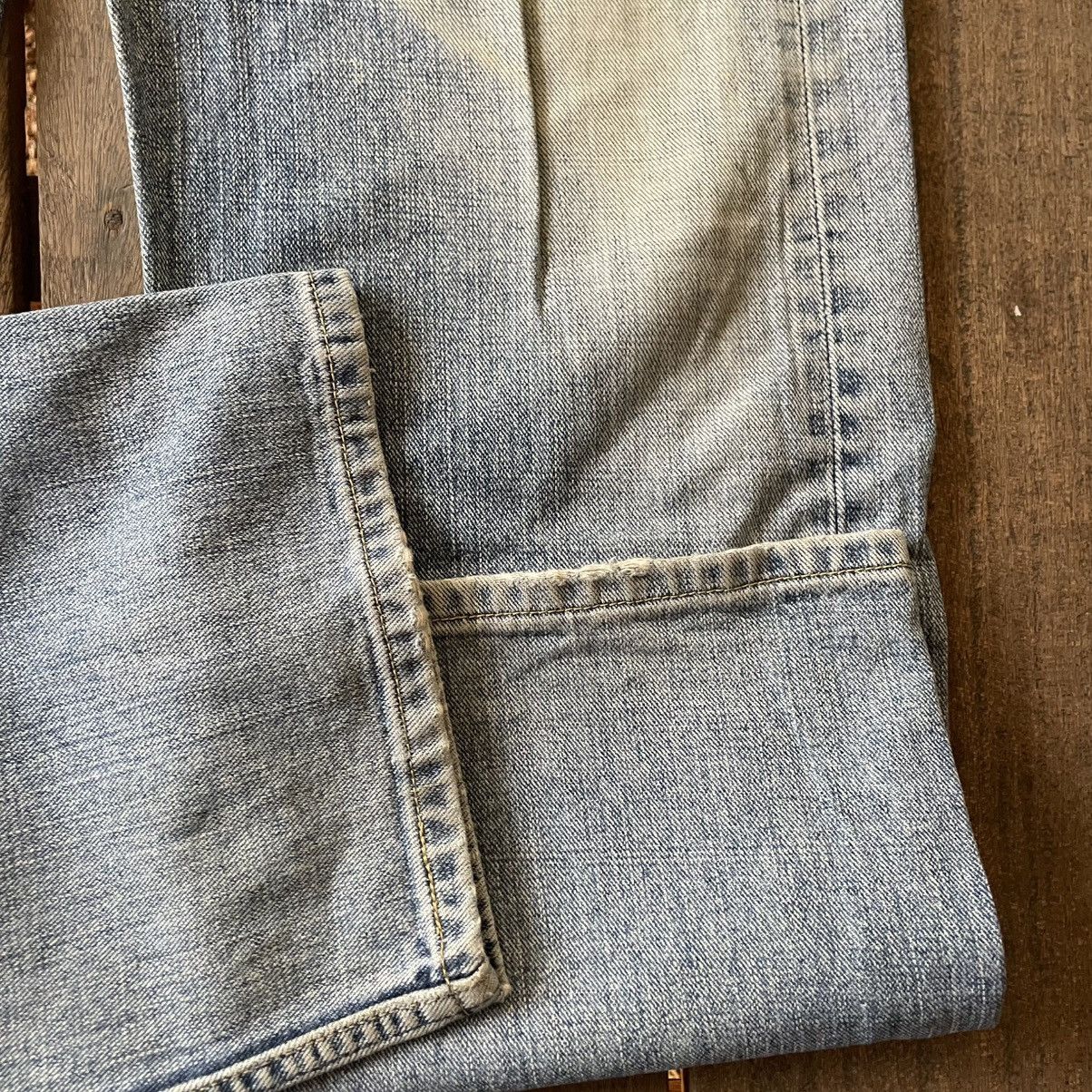 Levi's Vintage Clothing 🔥Vintage Levis 534 Stoned Washed Distress Denim Jeans Size US 35 - 7 Thumbnail