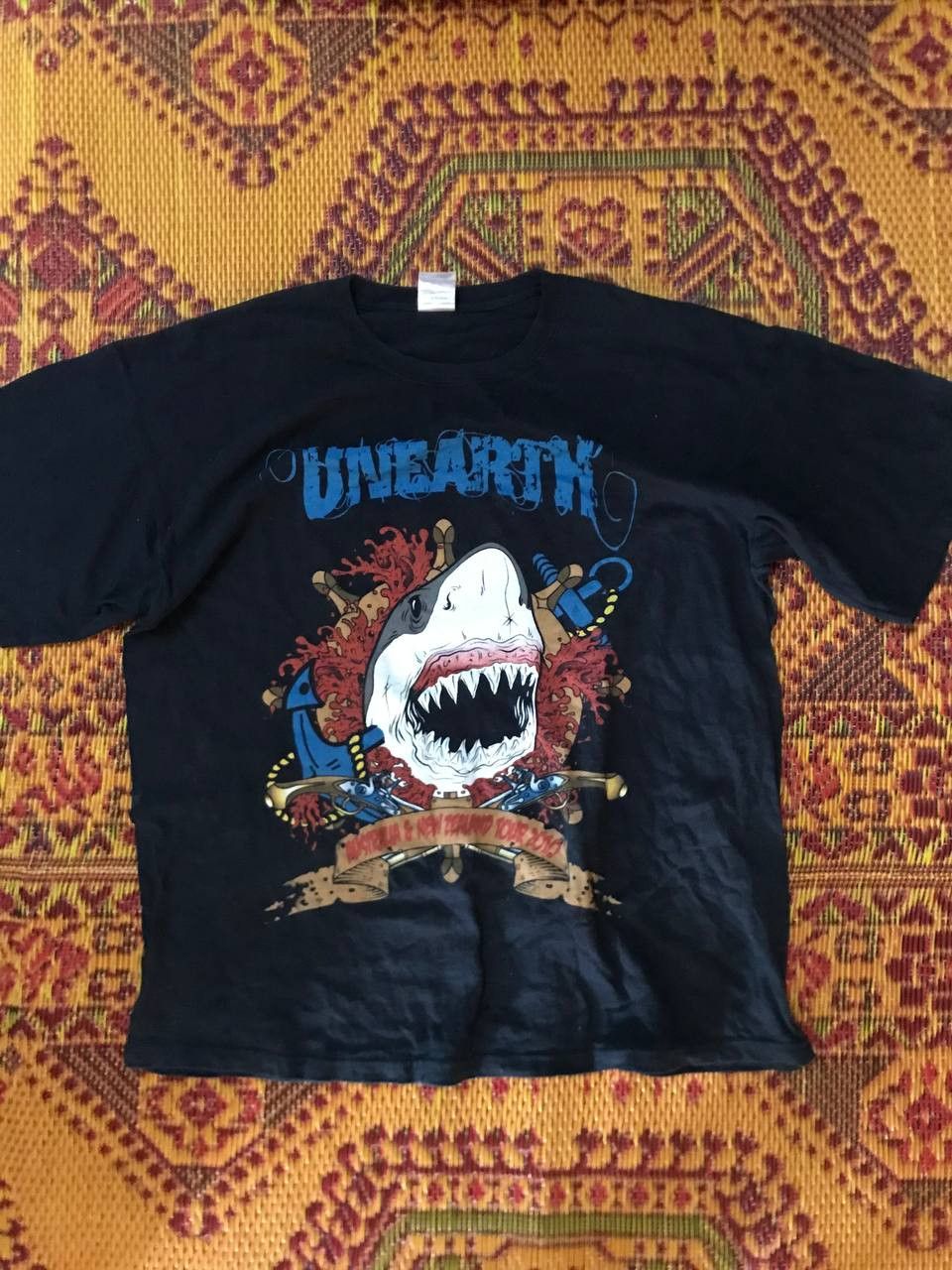 Band Tees × Vintage Unearth Metalcore Band Australia & New Zealand Tour Tee Size US L / EU 52-54 / 3 - 2 Thumbnail