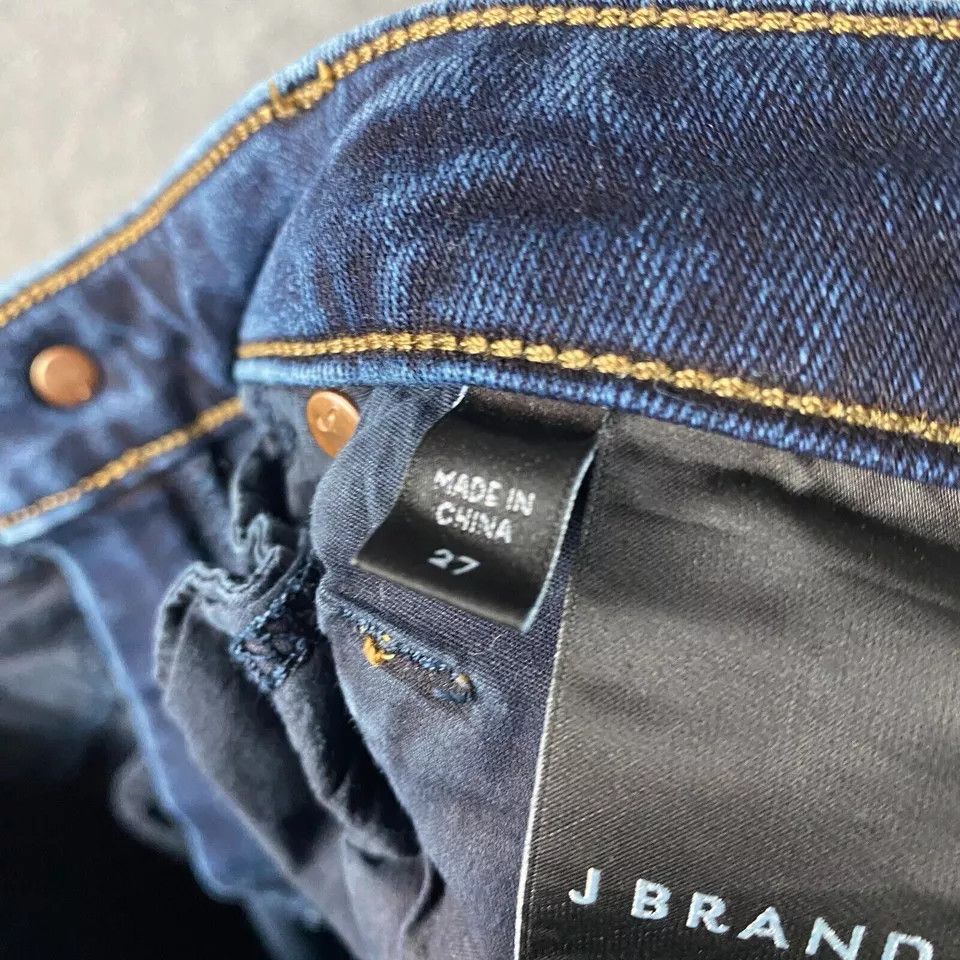 J Brand J Brand Jeans Women's 27 Straight Leg Denim Stretch Cotton Size 27" / US 4 / IT 40 - 8 Thumbnail