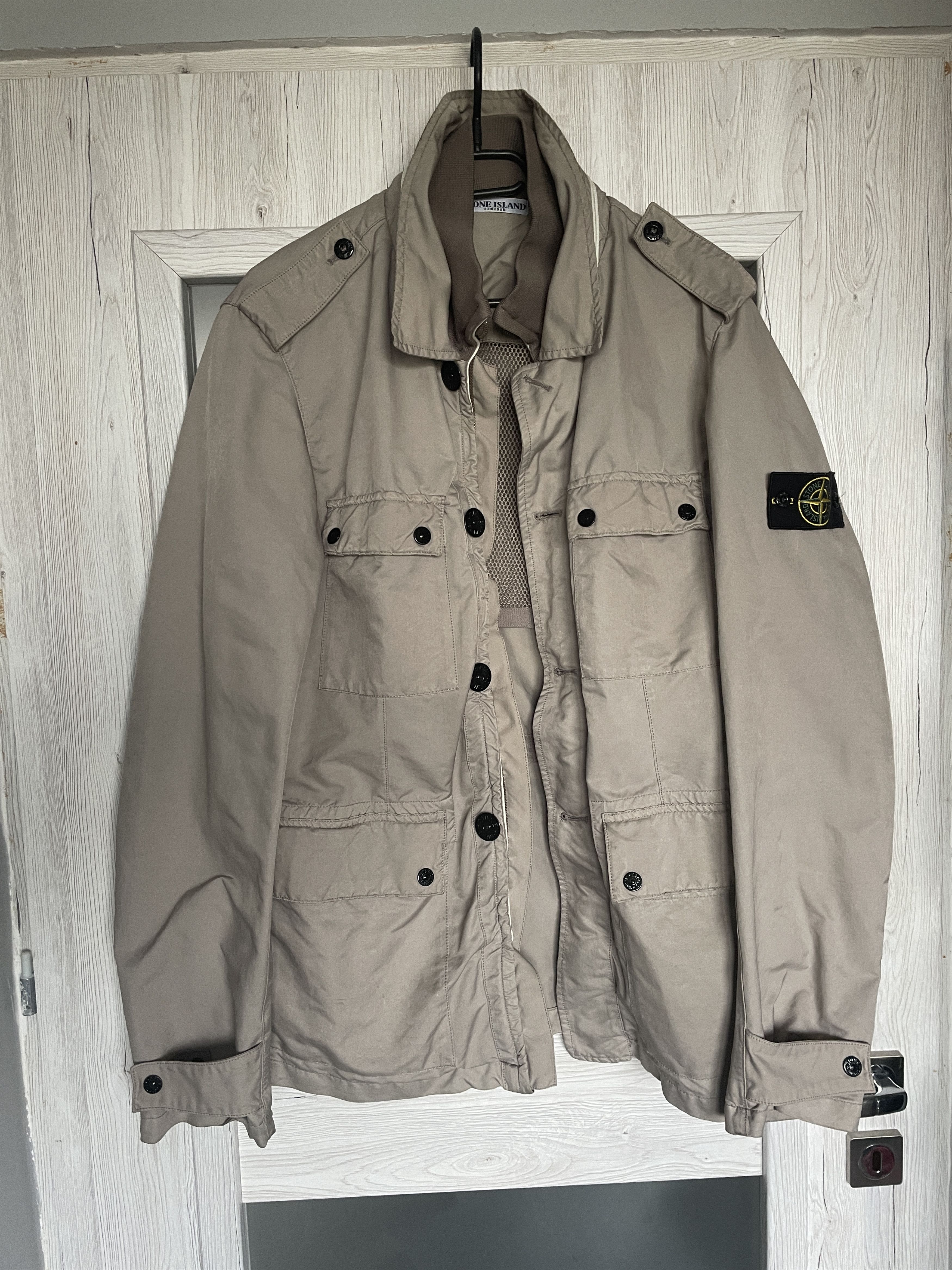 Stone Island STONE ISLAND BEIGE M-65 DAVID TC 2011 JACKET Size US L / EU 52-54 / 3 - 2 Thumbnail