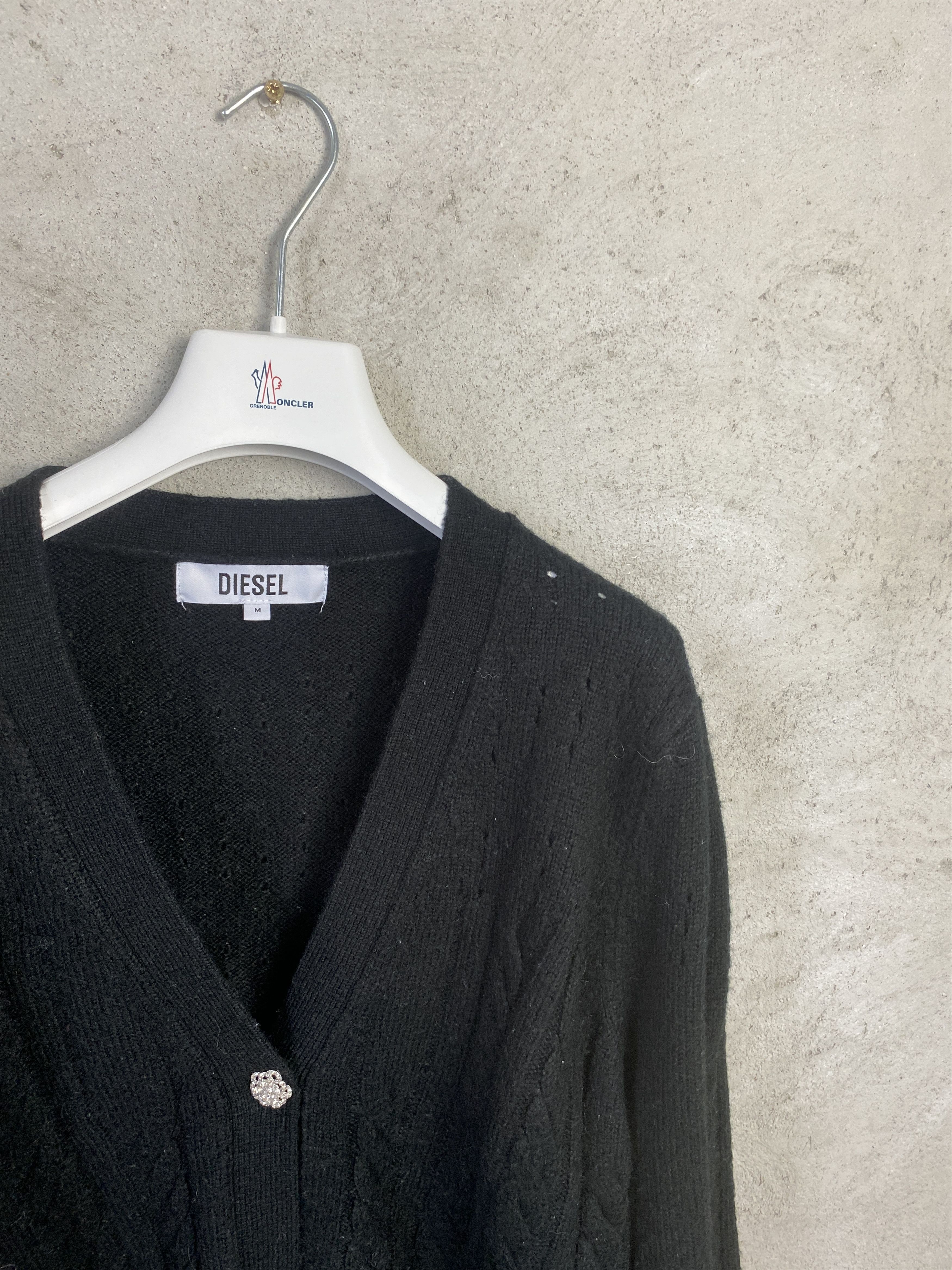 Diesel Diesel rhinestones sweater cardigan knitwear Size M / US 6-8 / IT 42-44 - 2 Thumbnail