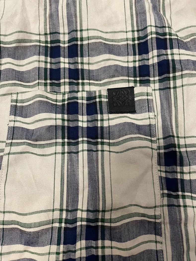 Loewe LOEWE Plaid short-sleeved shirt Size US M / EU 48-50 / 2 - 5 Thumbnail