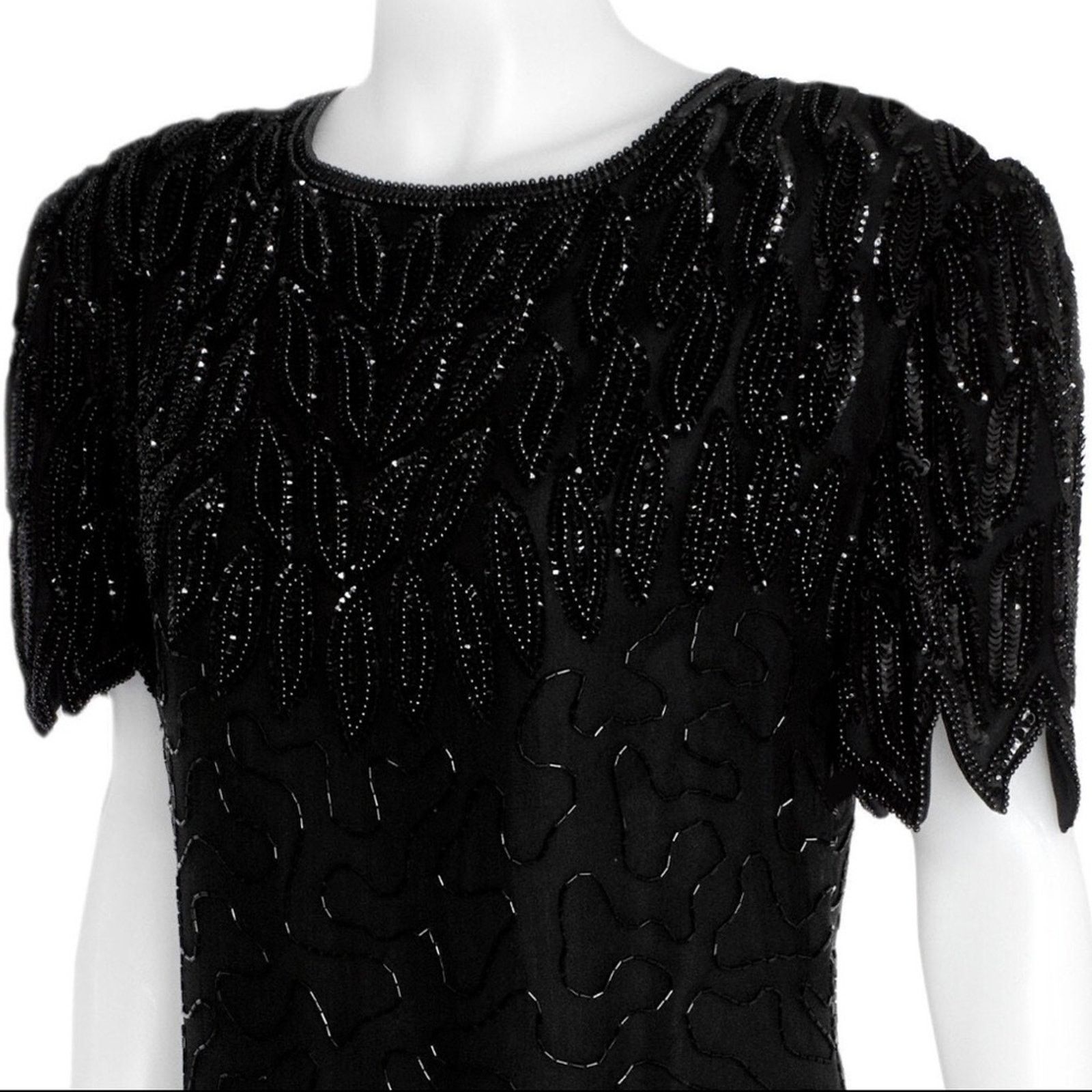 Other Mark & John by B2 Black Elegant Dress Size M / US 6-8 / IT 42-44 - 4 Thumbnail