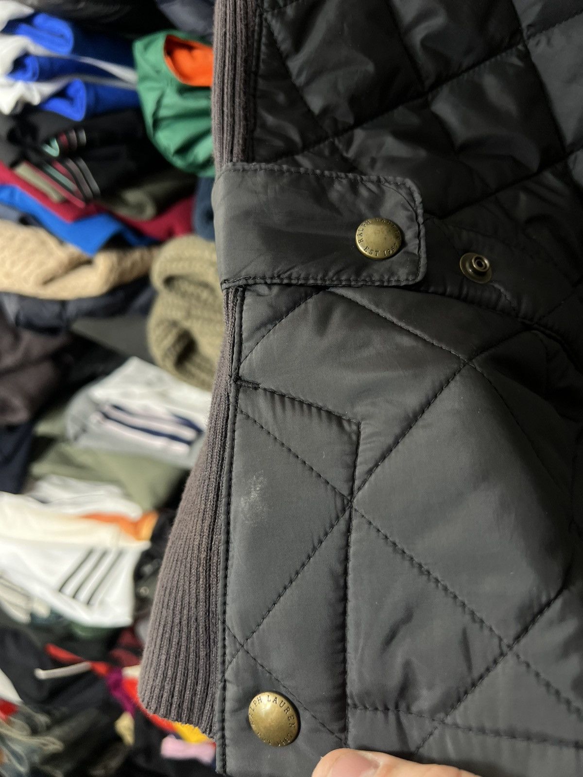 Polo Ralph Lauren Ralph Lauren Sport Quilted Vest Women Black Suede Trim Logo Size M / US 6-8 / IT 42-44 - 14 Thumbnail
