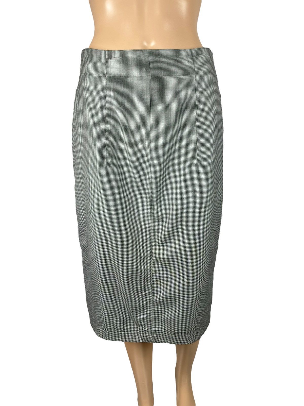 Jil Sander Jil Sander Vintage Pencil Skirt Wool-Silk Glencheck DE40 Size 32" / US 10 / IT 46 - 1 Thumbnail