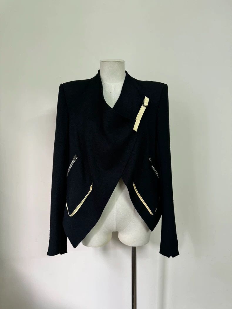 Helmut Lang HELMUT LANG size0 Classic short jacket coat Size M / US 6-8 / IT 42-44 - 1 Thumbnail