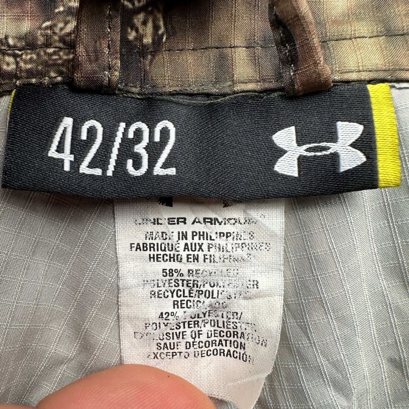 Under Armour Under Armour Break Up Infinity Camouflage Hunting Pants 42 Size US 42 / EU 58 - 2 Thumbnail