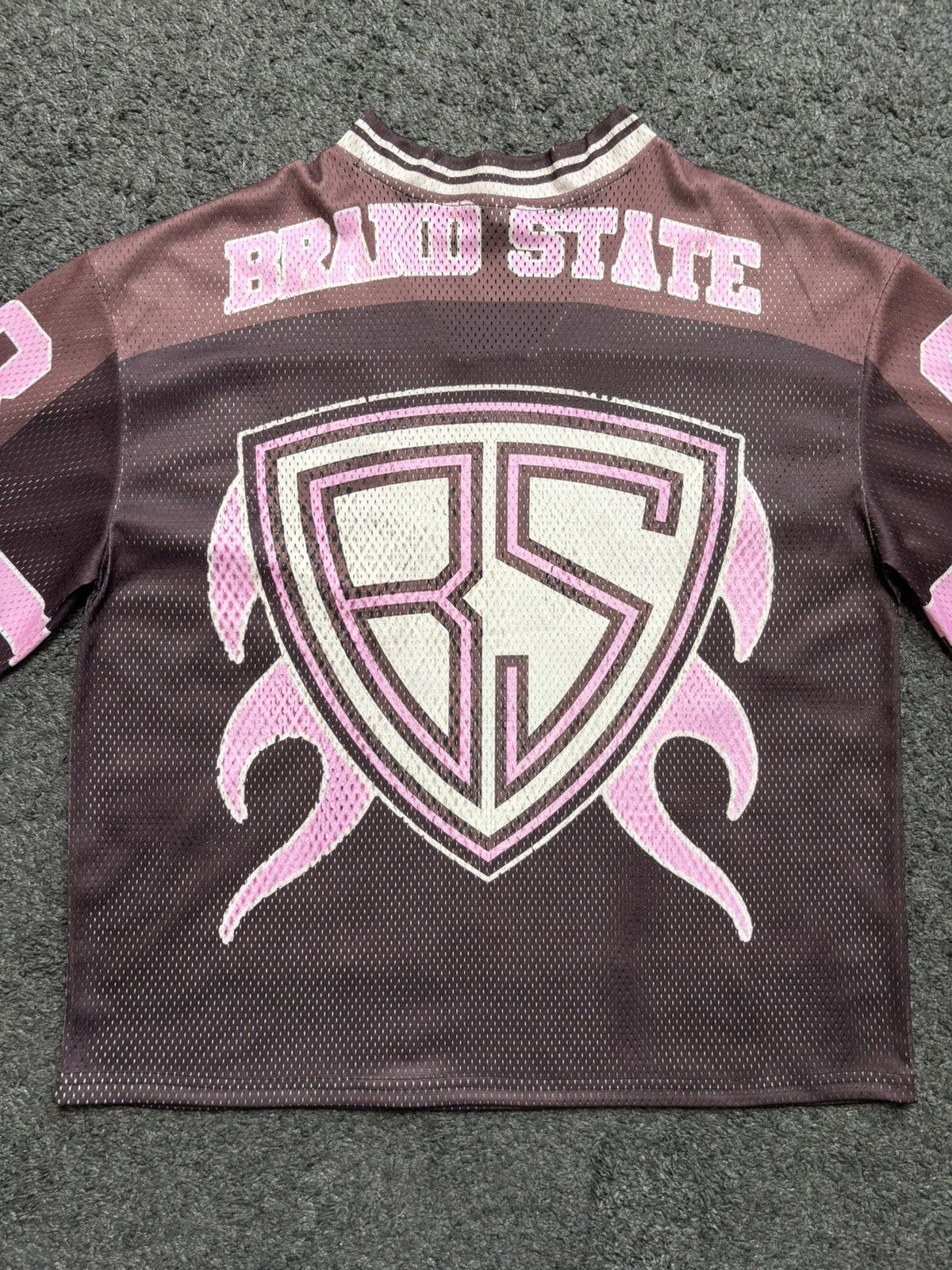Japanese Brand Vintage style rare Brooklyn 88 brown pink football jersey Size US L / EU 52-54 / 3 - 15 Thumbnail