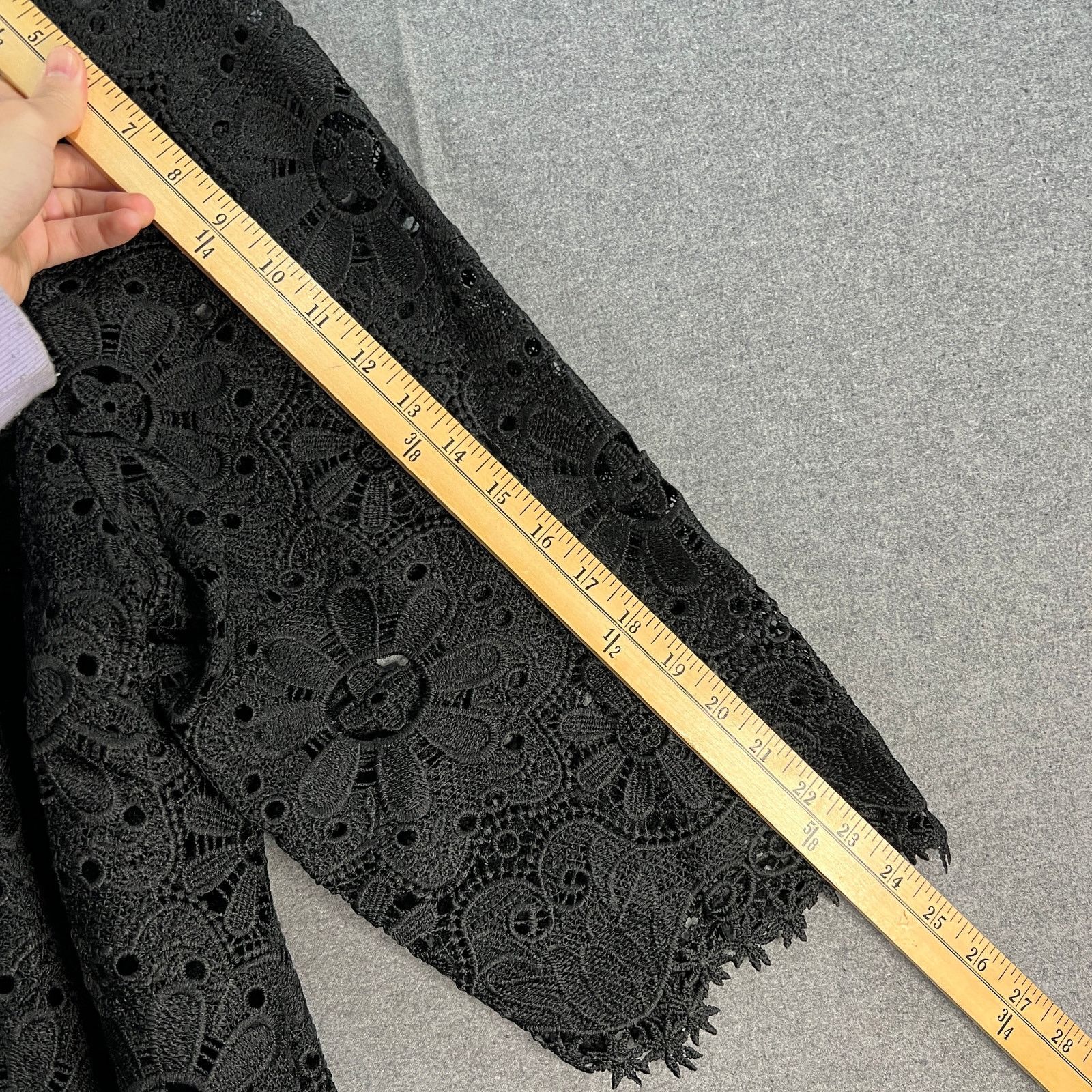 Other Susan Graver Occasions Crochet Lace 3/4 Sleeve Size 3XL / US 20-22 - 11 Thumbnail
