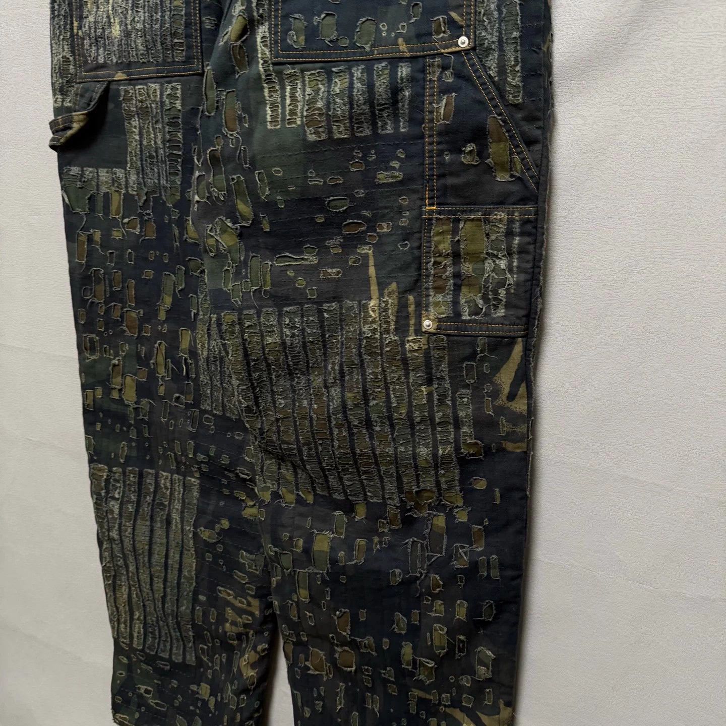 Givenchy Givenchy Carpenter Camo Olive 36 99New Heavy Destroyed Size US 36 / EU 52 - 4 Thumbnail