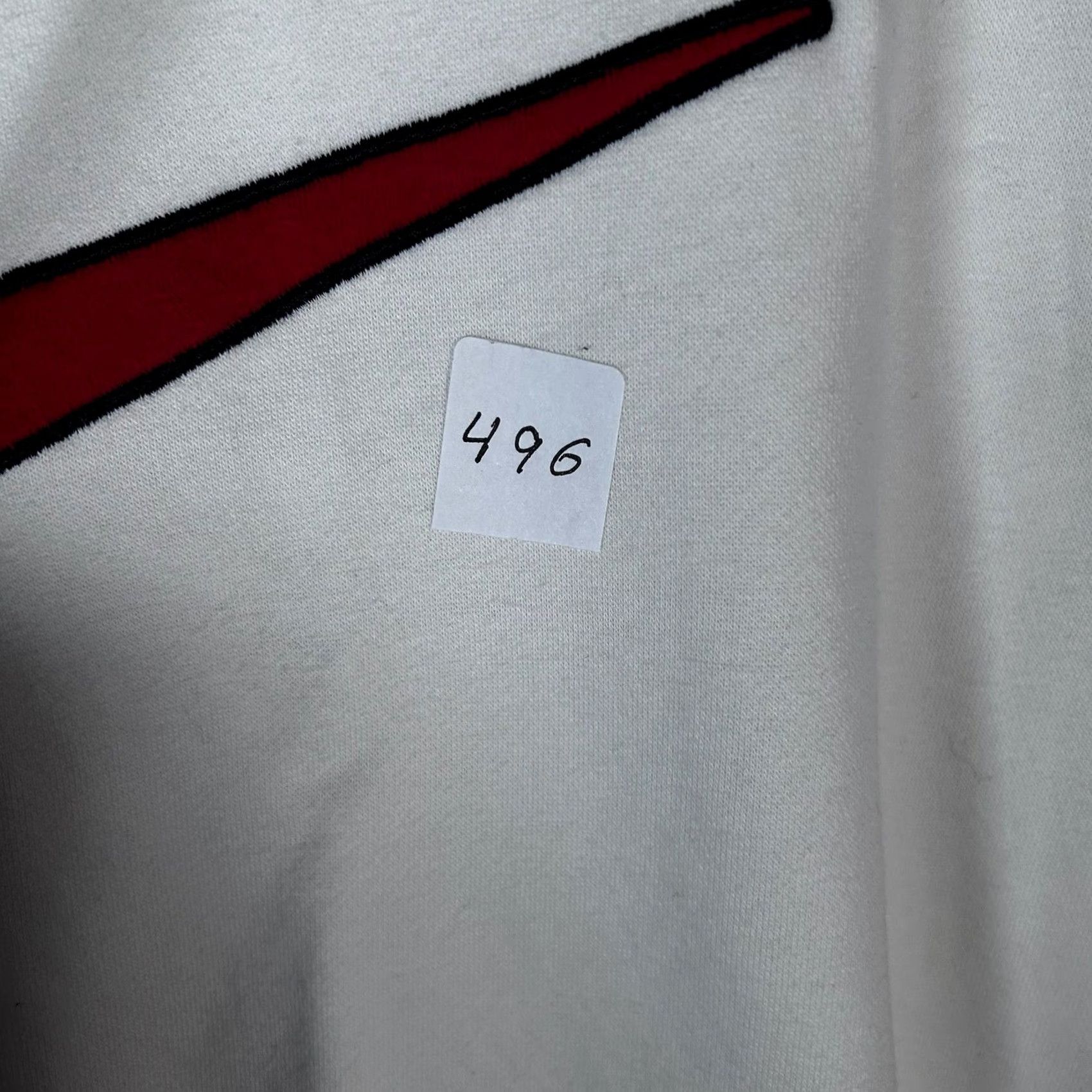 Nike Nike Center Swoosh Hoodie White Red Pullover Mens Size Small Size US S / EU 44-46 / 1 - 7 Thumbnail