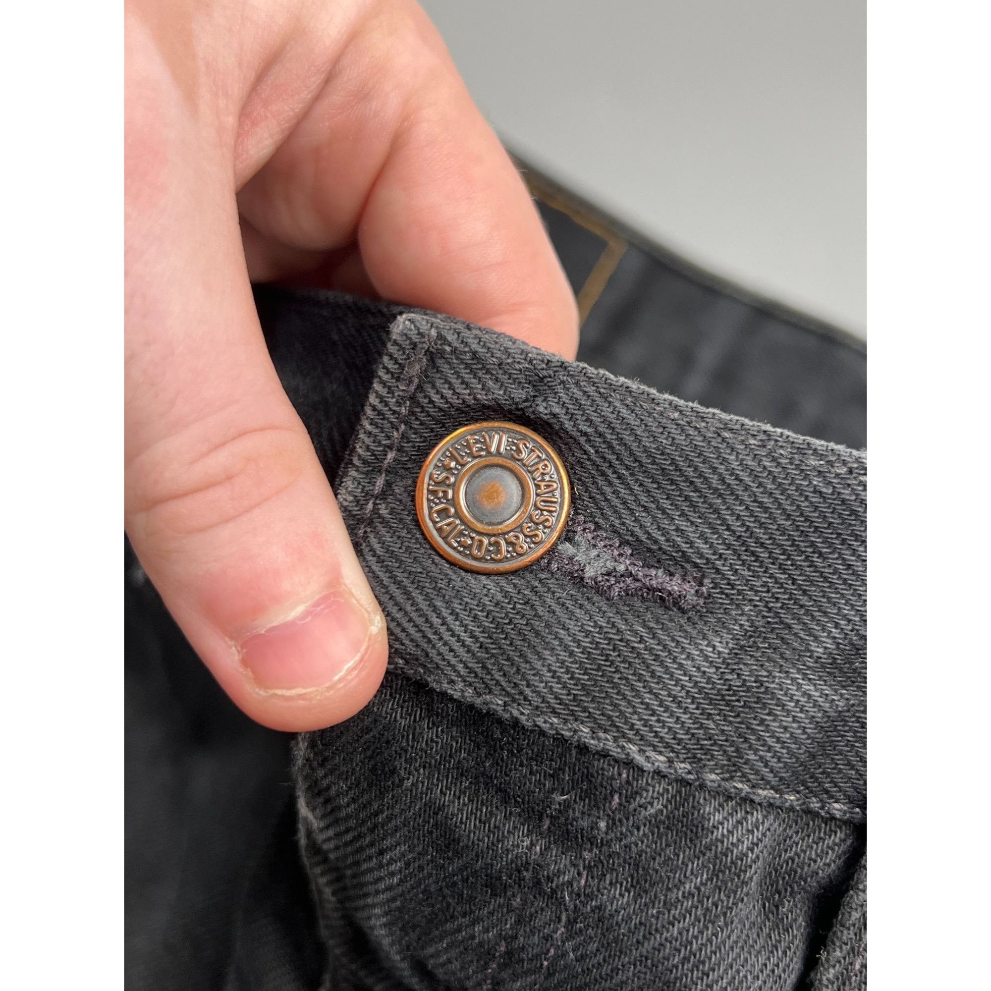 Levi's RARE Levi’s 615 Orange Tab Factory Error (Y0784) Size US 34 / EU 50 - 3 Thumbnail
