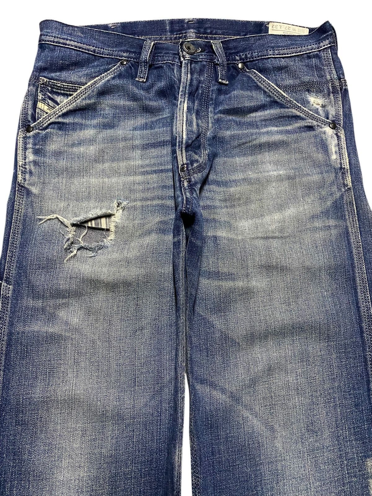 Diesel Black Gold Vintage Diesel New-Zulow (008TE) Distressed Loose Jeans Size US 30 / EU 46 - 3 Thumbnail