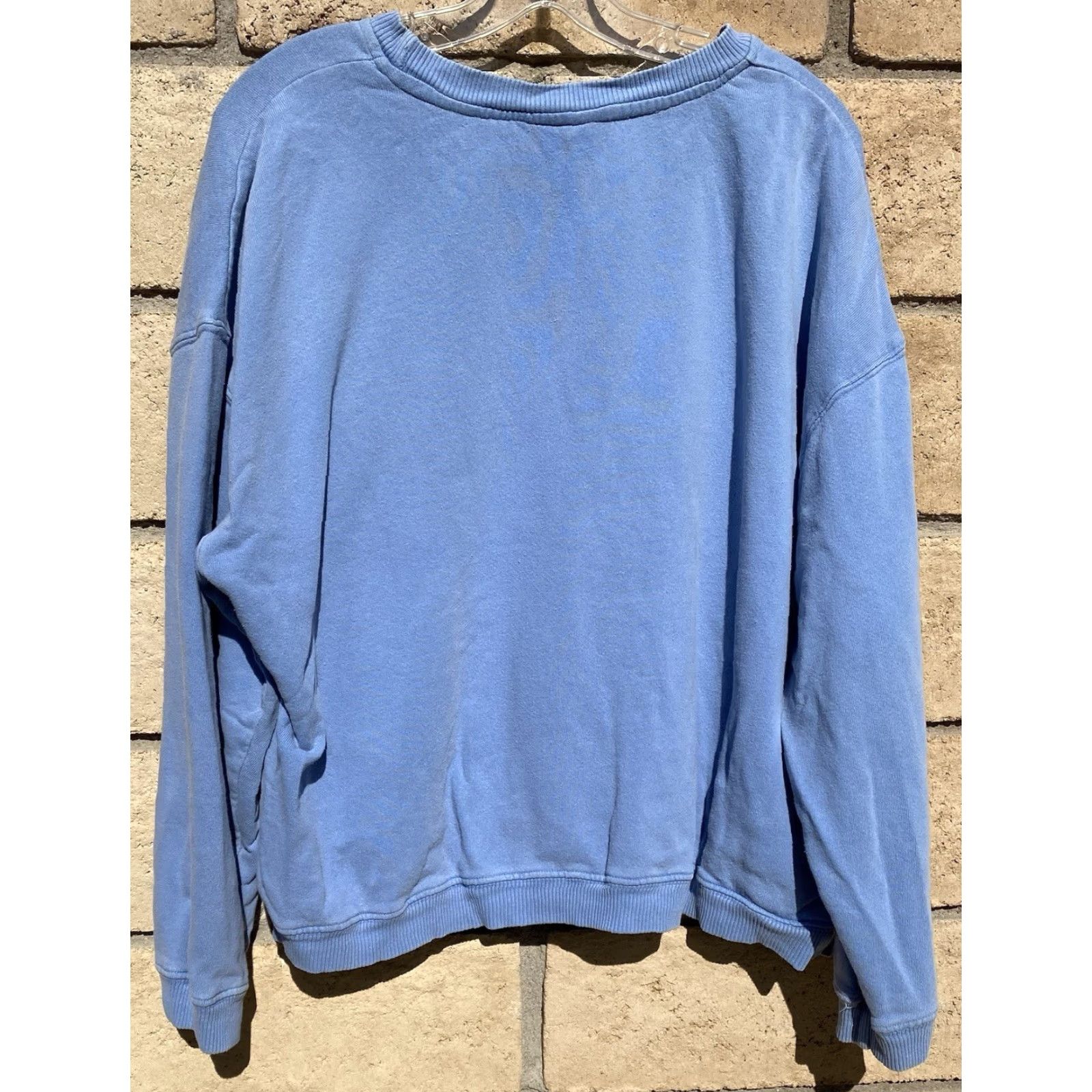 Equipment VINTAGE BUM Equipment Sweatshirt L XL Periwinkle Blue 90s Crewneck Distressed Graphic Print Men Size US L / EU 52-54 / 3 - 4 Thumbnail