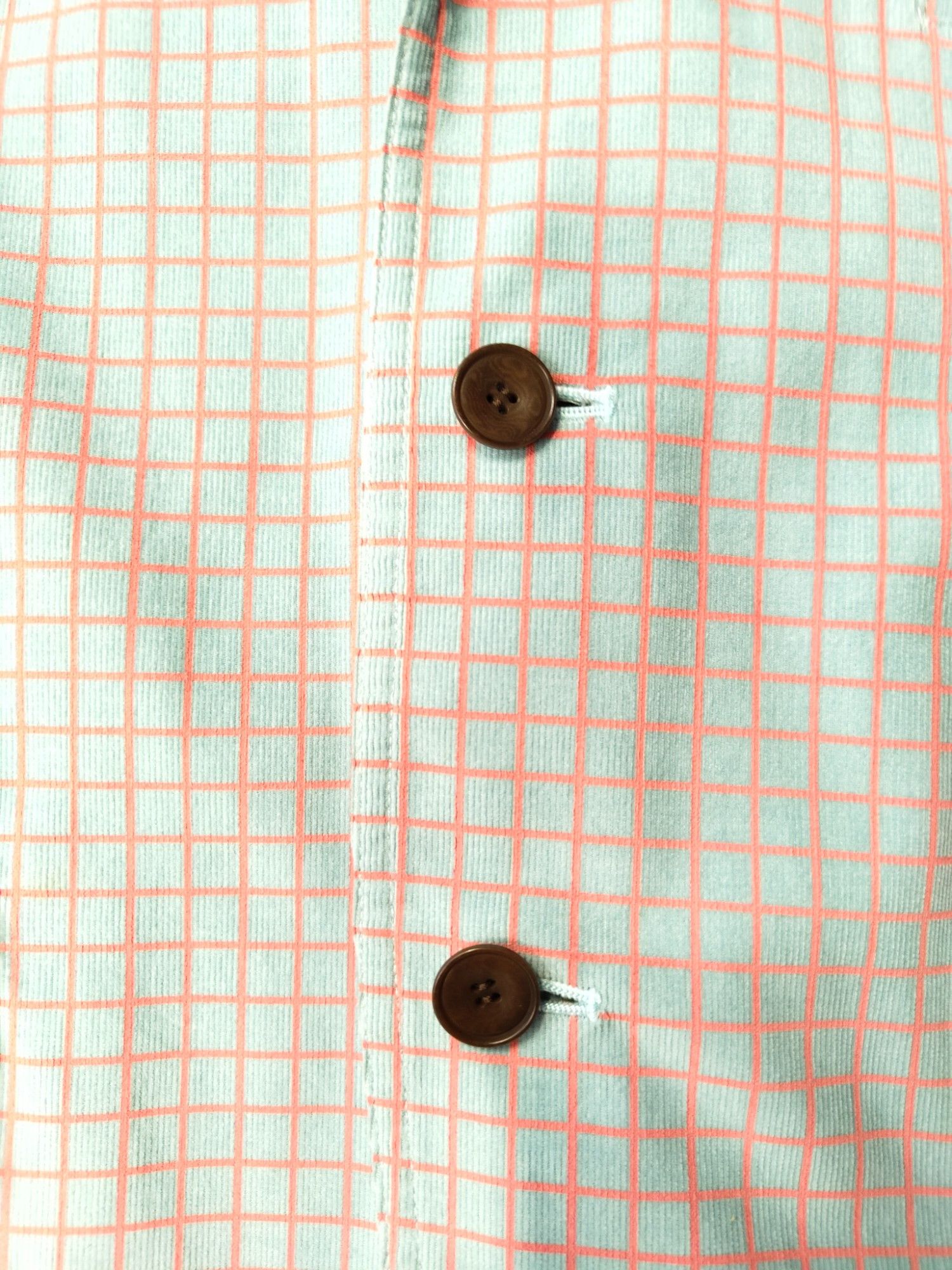 Sulvam Blue And Vermillion Checkered Suit Jacket Size US L / EU 52-54 / 3 - 6 Thumbnail