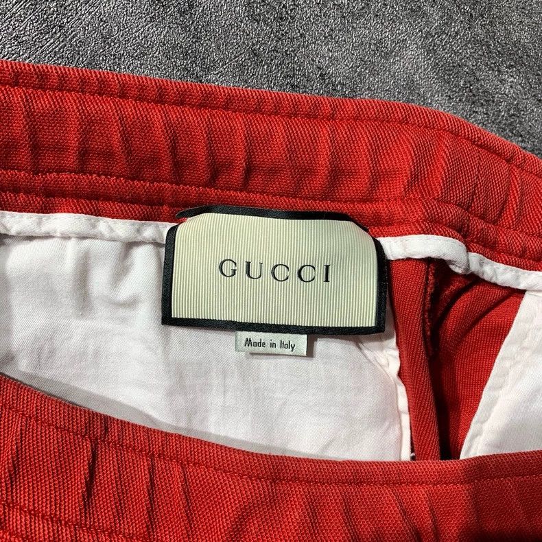 Gucci Gucci Red side logo sweatpants 2501-Nextarrow Size US 32 / EU 48 - 4 Thumbnail