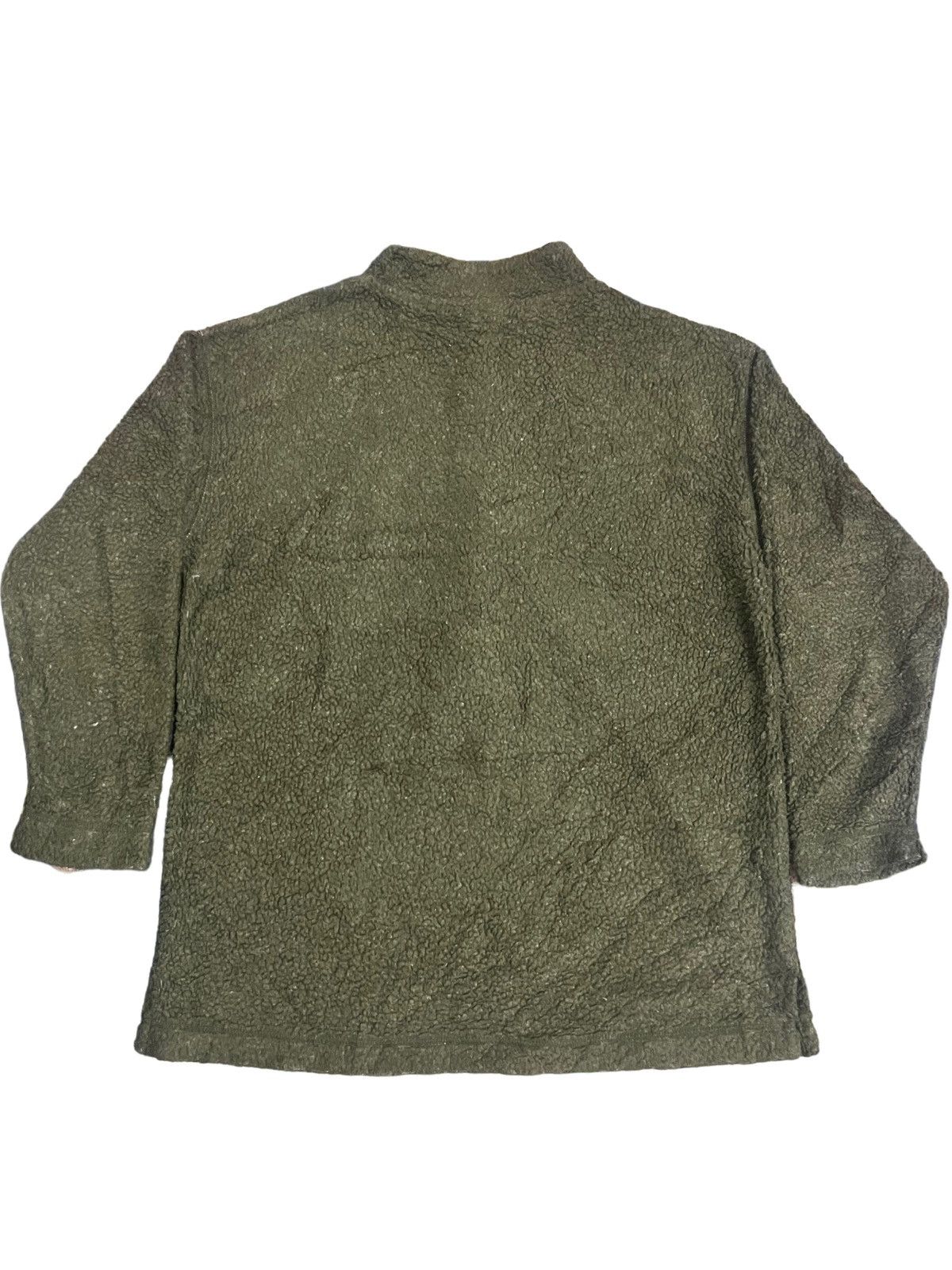 L.L. Bean × Vintage L.L Bean Freeport Maine Button Fleece Anorak Green Jacket Size US L / EU 52-54 / 3 - 5 Thumbnail
