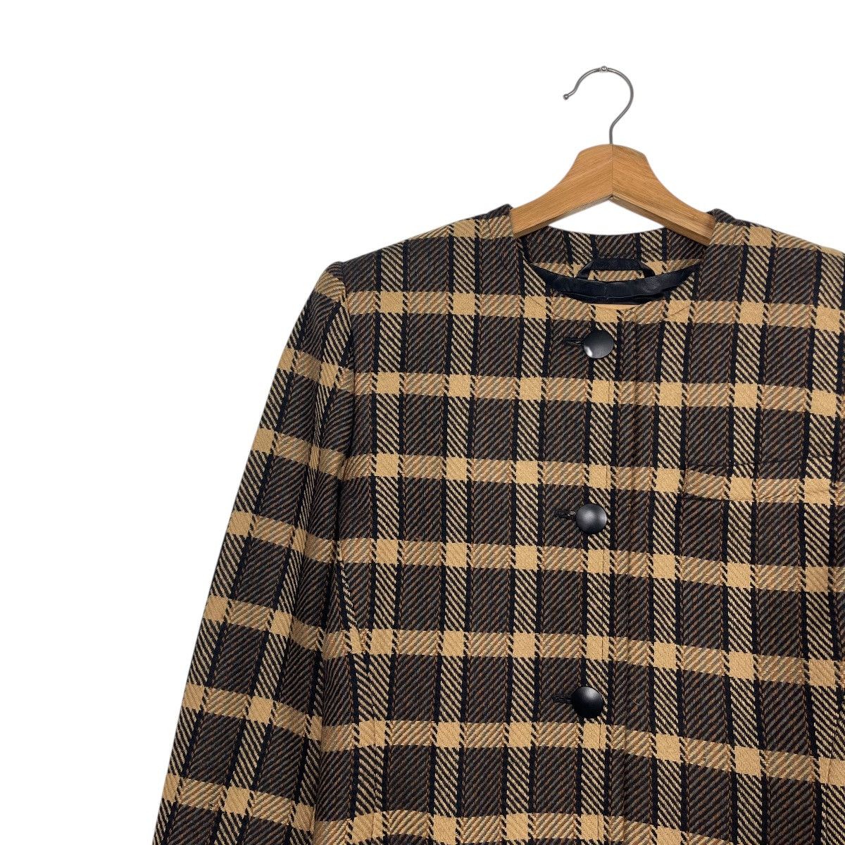 Aquascutum Vintage Aquacustum Check Button Jacket Size M / US 6-8 / IT 42-44 - 6 Thumbnail