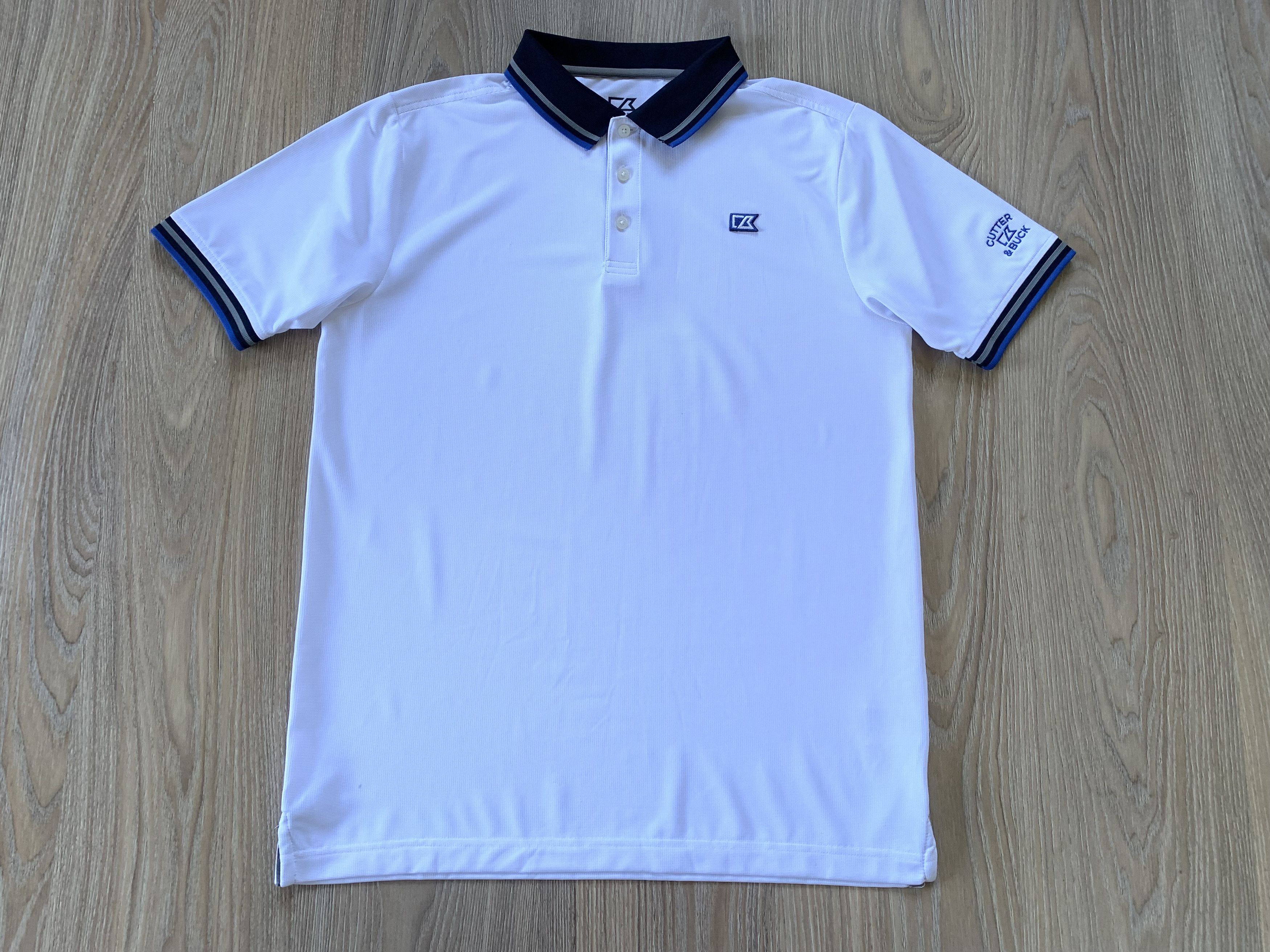 Cutter & Buck Cutter & Buck Dry Tec White Golf Polo Shirt Size US S / EU 44-46 / 1 - 2 Thumbnail