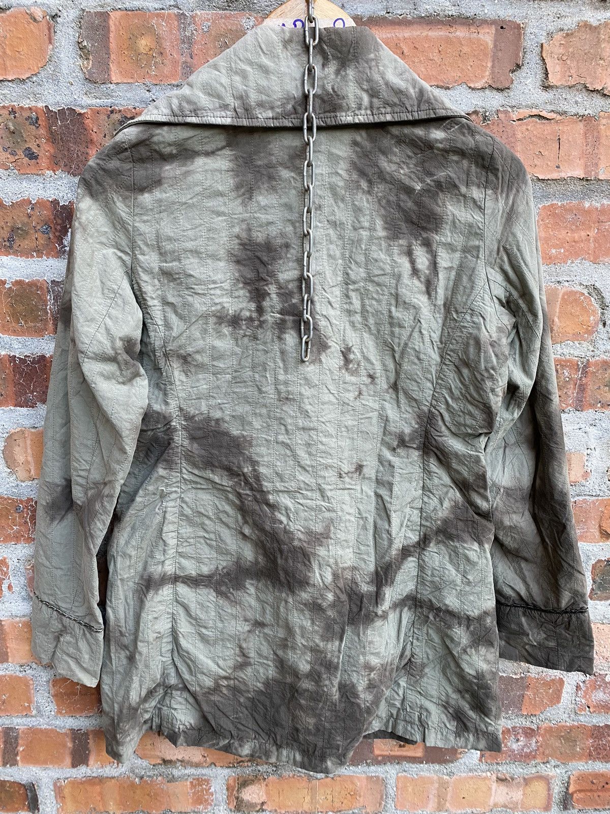 Issey Miyake 2000s Slow Gun Japan Marble Long Jacket Size S / US 4 / IT 40 - 10 Thumbnail