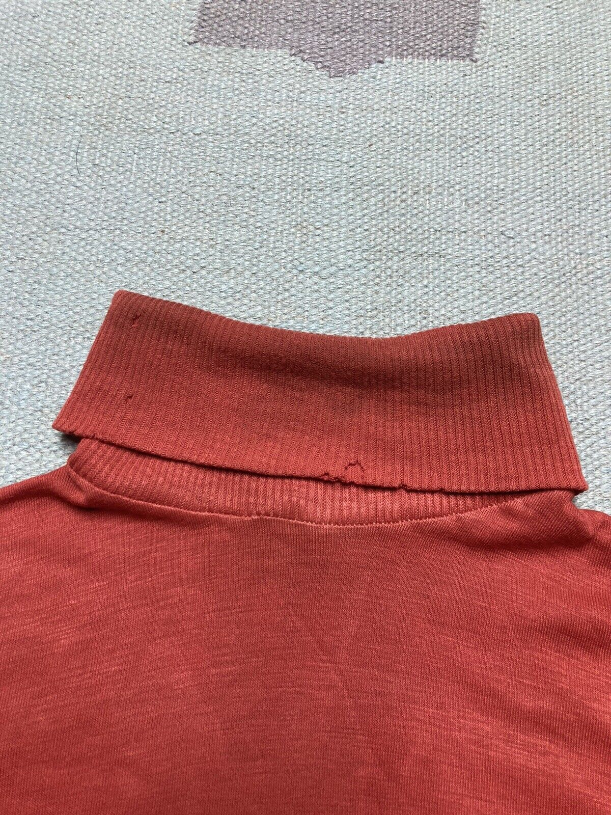 Vintage Vintage 70s turtleneck shirt acrylic soft burnt orange M Size US M / EU 48-50 / 2 - 4 Thumbnail