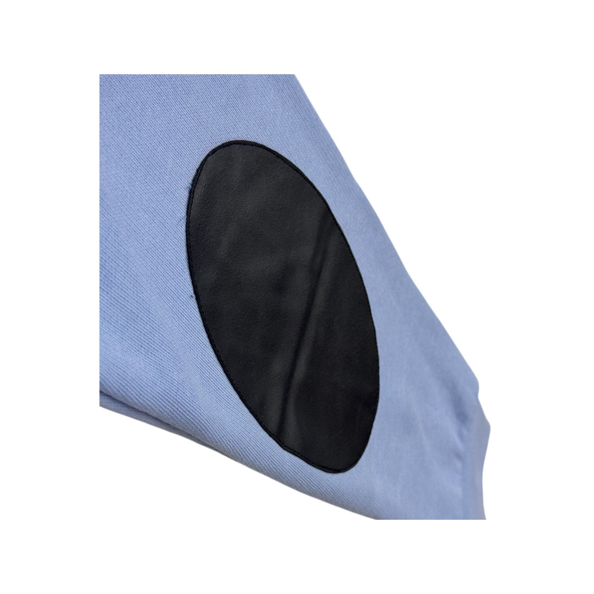 Maison Margiela ♚ Maison Margiela Blue Elbow Patch Sweater ♚ Size US S / EU 44-46 / 1 - 6 Thumbnail