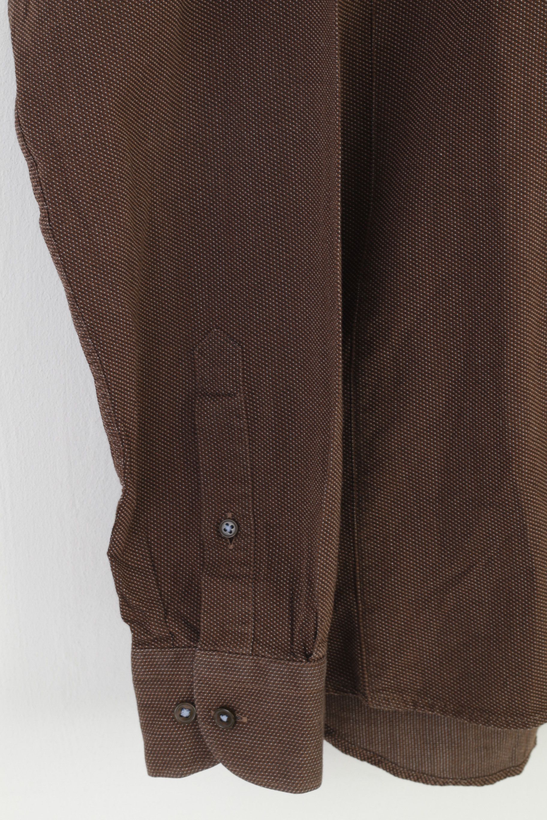 Vintage Gazoil Collection Men L Casual Shirt Brown Checkered 11014 Size US L / EU 52-54 / 3 - 3 Thumbnail