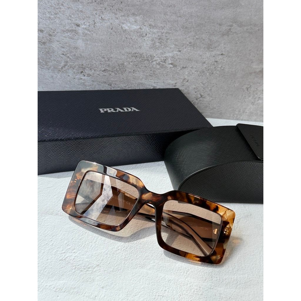 Prada NEW Prada PR D01S Sunglasses in Havana Brown Powder $390 Size ONE SIZE - 2 Thumbnail