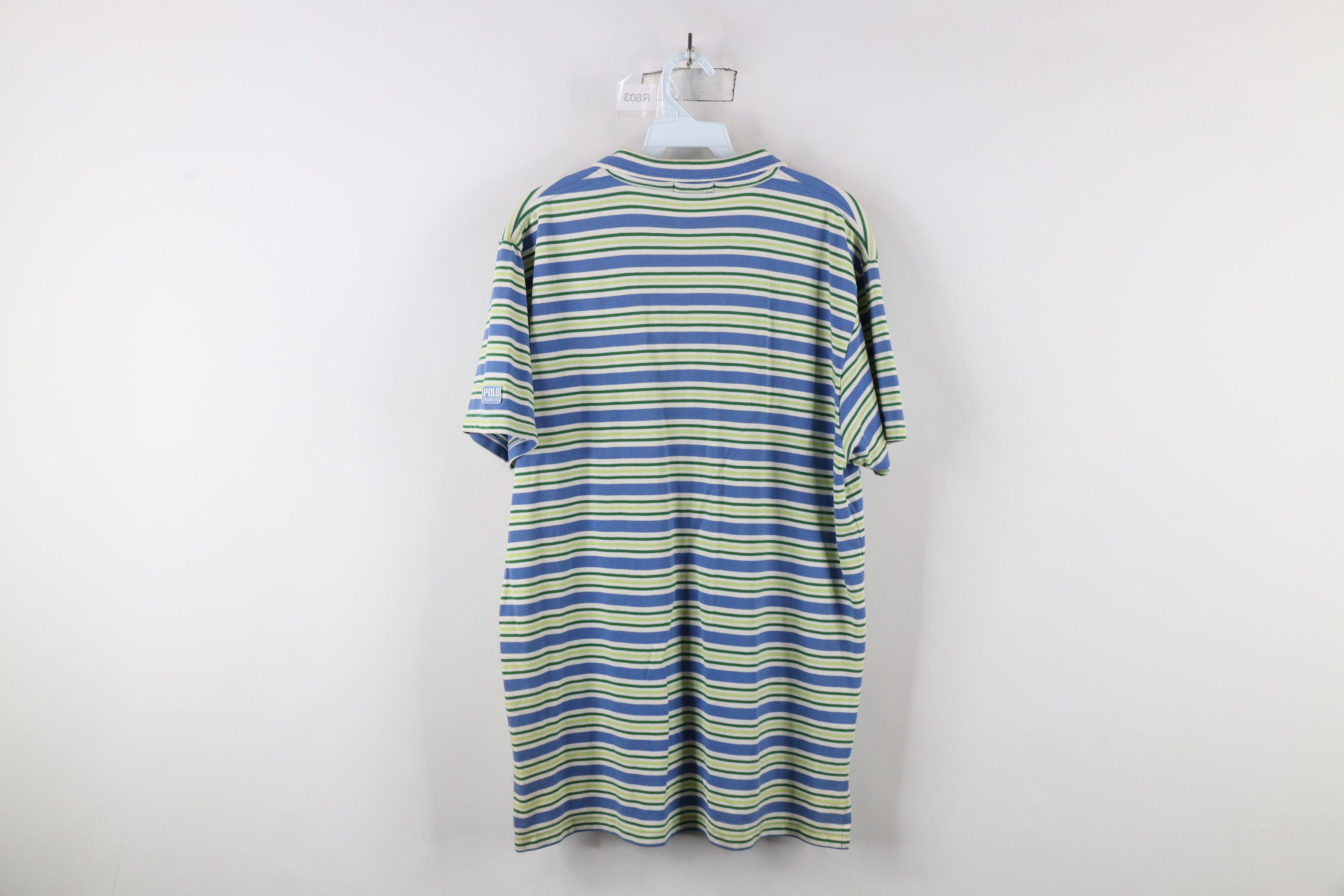 Ralph Lauren × Vintage Vintage 90s Ralph Lauren Striped Collared Polo Shirt Cotton Size US M / EU 48-50 / 2 - 11 Thumbnail