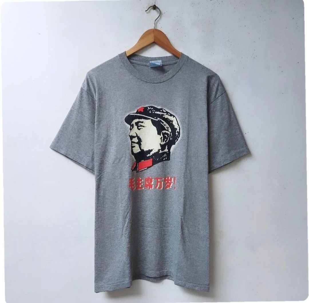 President's × Vintage Vintage Mao Zedong Tshirt Size US L / EU 52-54 / 3 - 1 Thumbnail