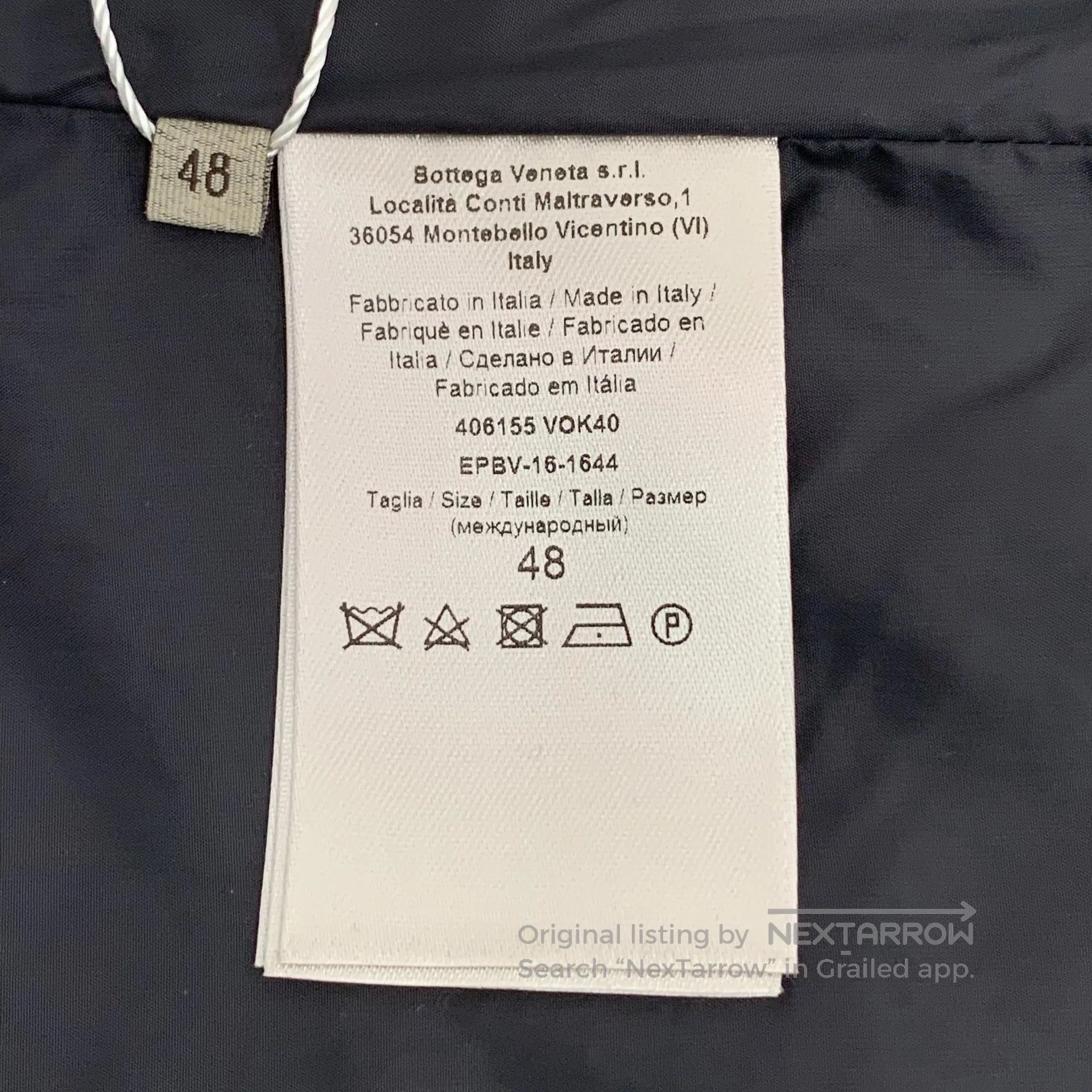 Bottega Veneta Bottega Veneta Black Reversible Collar Zipper Long Sleeve Size US M / EU 48-50 / 2 - 6 Thumbnail