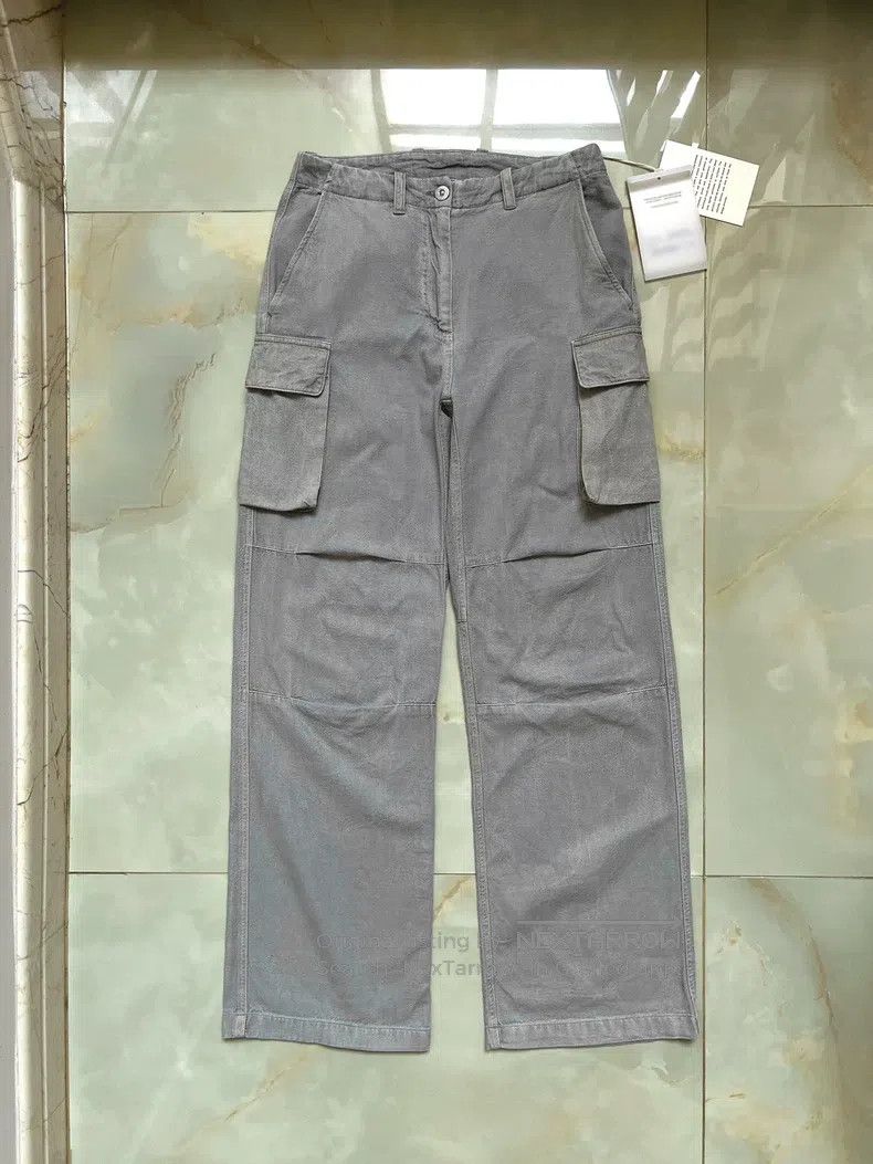 Our Legacy Our Legacy Gravel color wide-leg workwear trousers Size US 32 / EU 48 - 4 Thumbnail