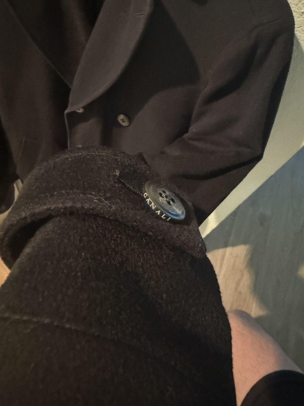 Canali Canali Made in Italy Double Breasted Wool Peacoat Size38R US Size US M / EU 48-50 / 2 - 4 Thumbnail