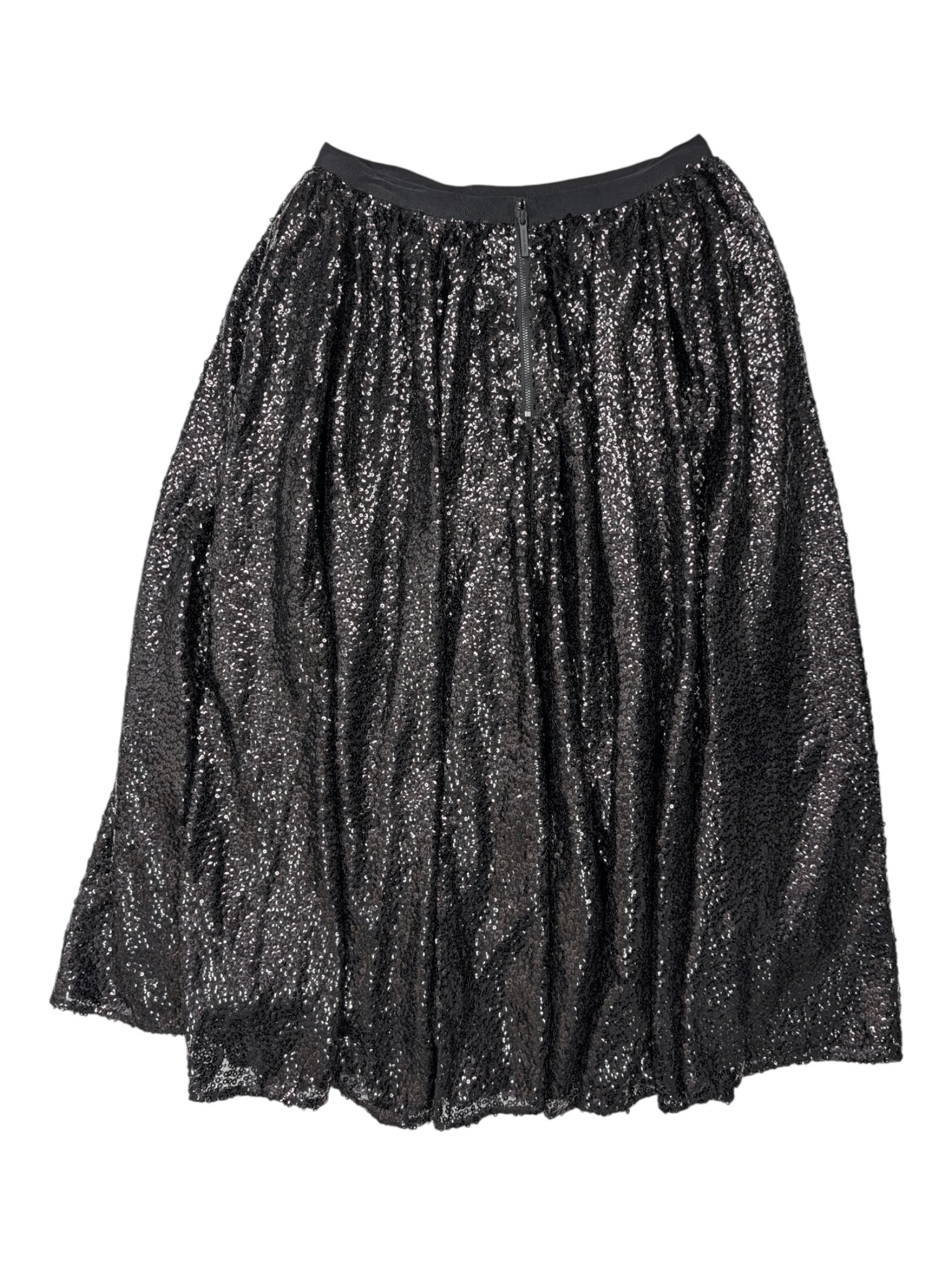Michael Kors Michael Michael Kors Black Full Sequin A-Line Skirt Size 28" / US 6 / IT 42 - 2 Thumbnail