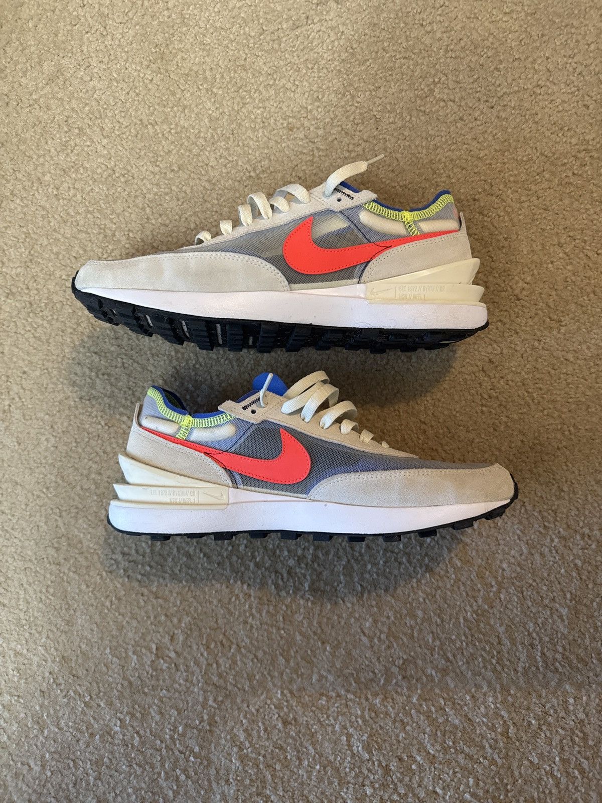 Nike 2021 Waffle One 'Coconut Milk Crimson Royal' SZ.10 Size US 10 / EU 43 - 6 Thumbnail