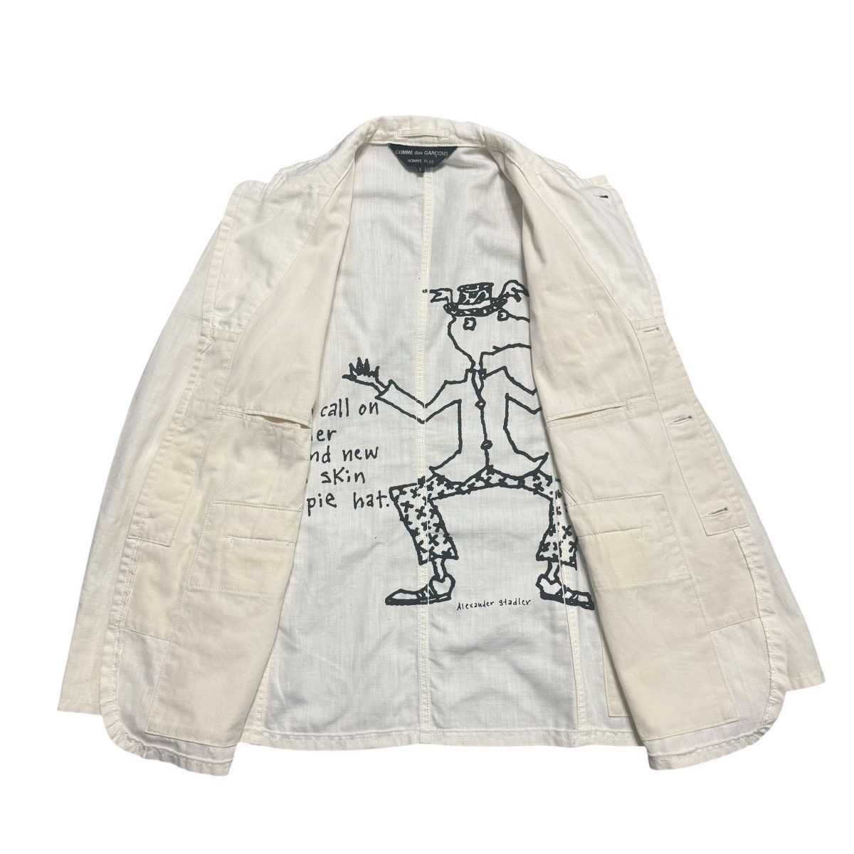 Comme des Garcons Homme Plus SS04 Comme Des Garcons Homme Plus x Alexander Stadler Jacket Size US S / EU 44-46 / 1 - 2 Thumbnail