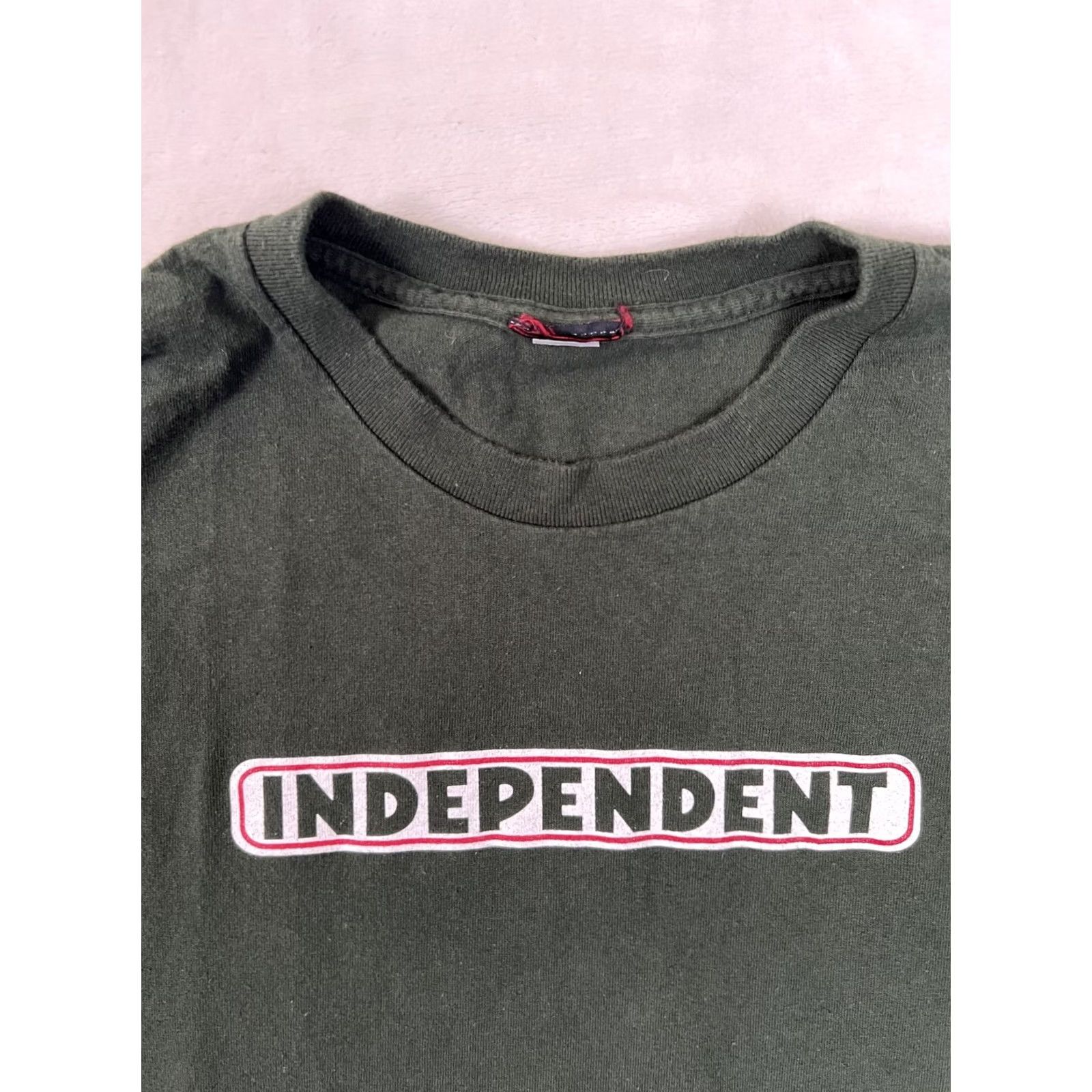 Vintage VINTAGE Independent Trucks T-Shirt Mens Large Green Skateboard Logo Crew Neck Short Sleeve Graphic Print Logo Size US L / EU 52-54 / 3 - 2 Thumbnail
