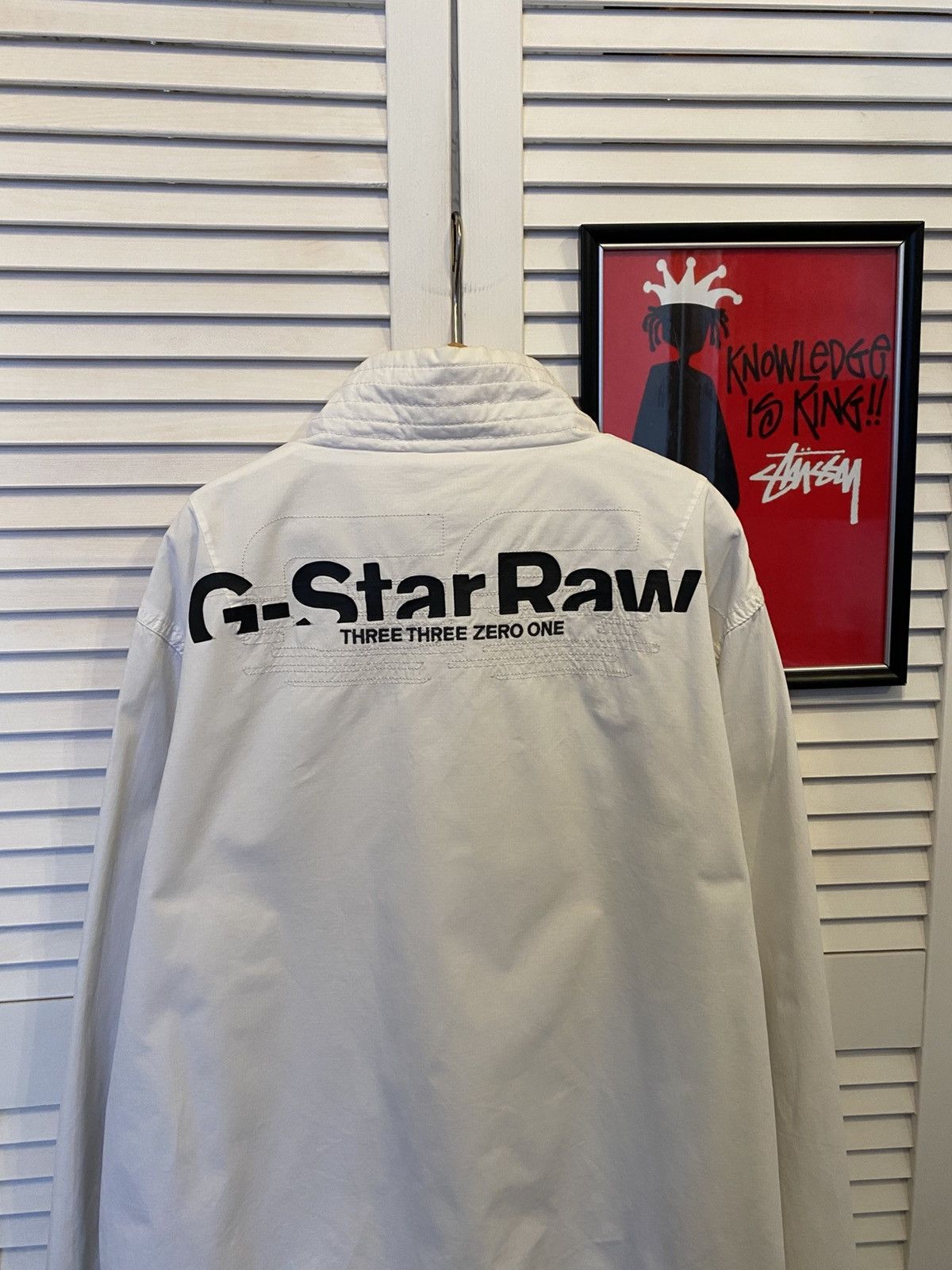 G-Star Vintage Bomber Jacket J-Star Raw Button Zip Casual Style Size US XL / EU 56 / 4 - 6 Thumbnail