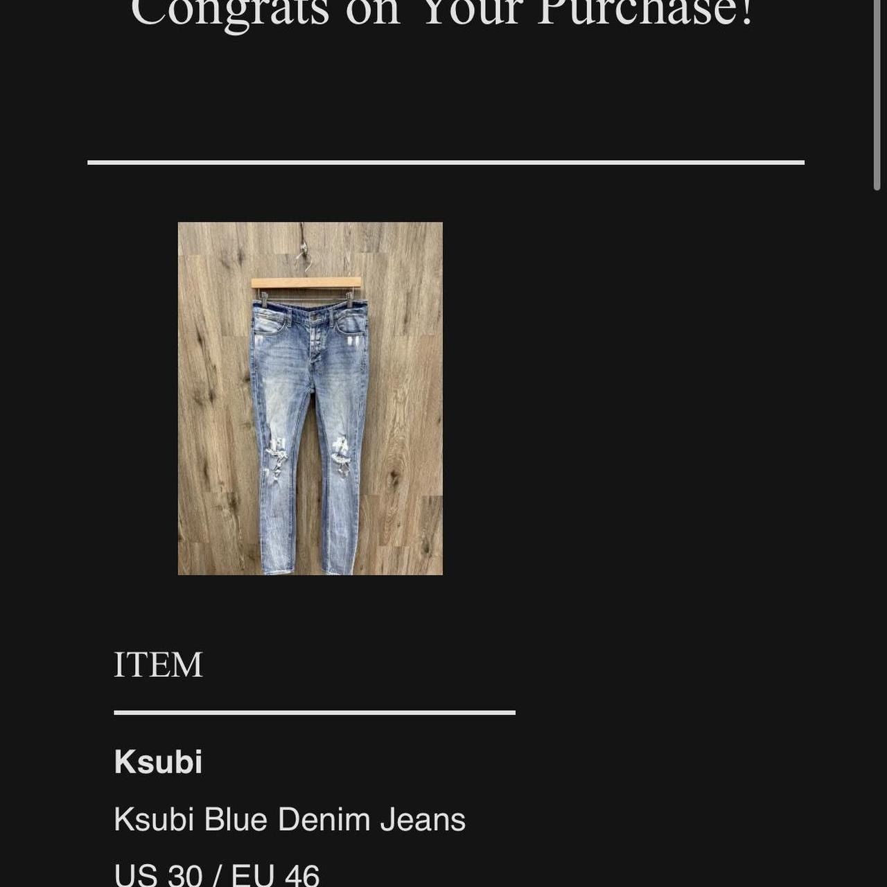 Ksubi Blue Ksubi Van Winkle Jeans Size US 30 / EU 46 - 8 Thumbnail