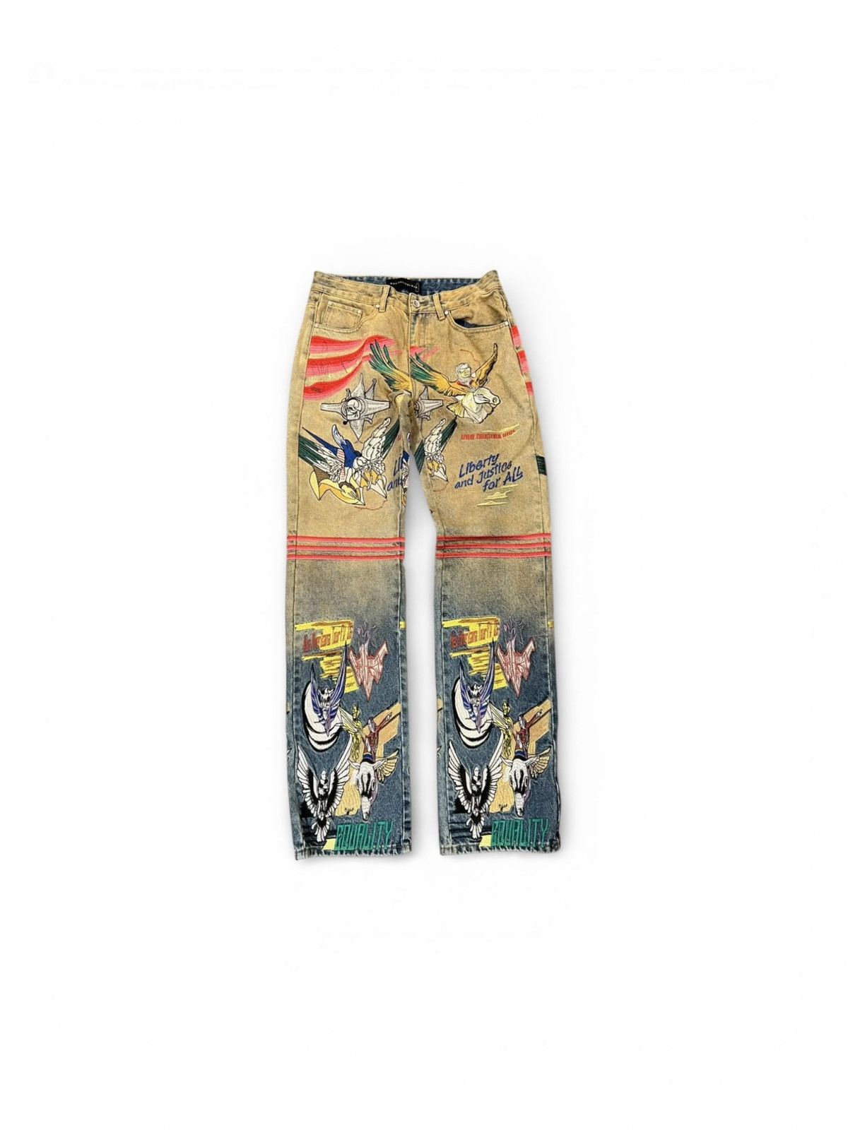 Who Decides War WHO DECIDES WAR Liberty Denim Jeans Size US 32 / EU 48 - 1 Thumbnail