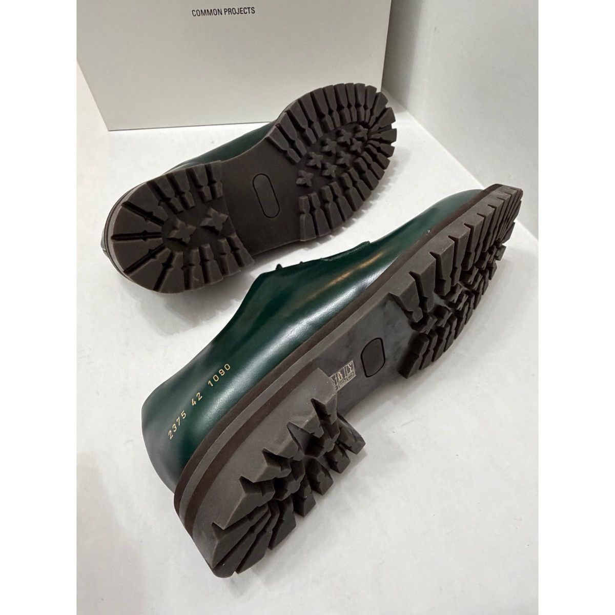 Common Projects COMMON PROJECTS DERBY GREEN SHOES Size US 9 / EU 42 - 11 Thumbnail