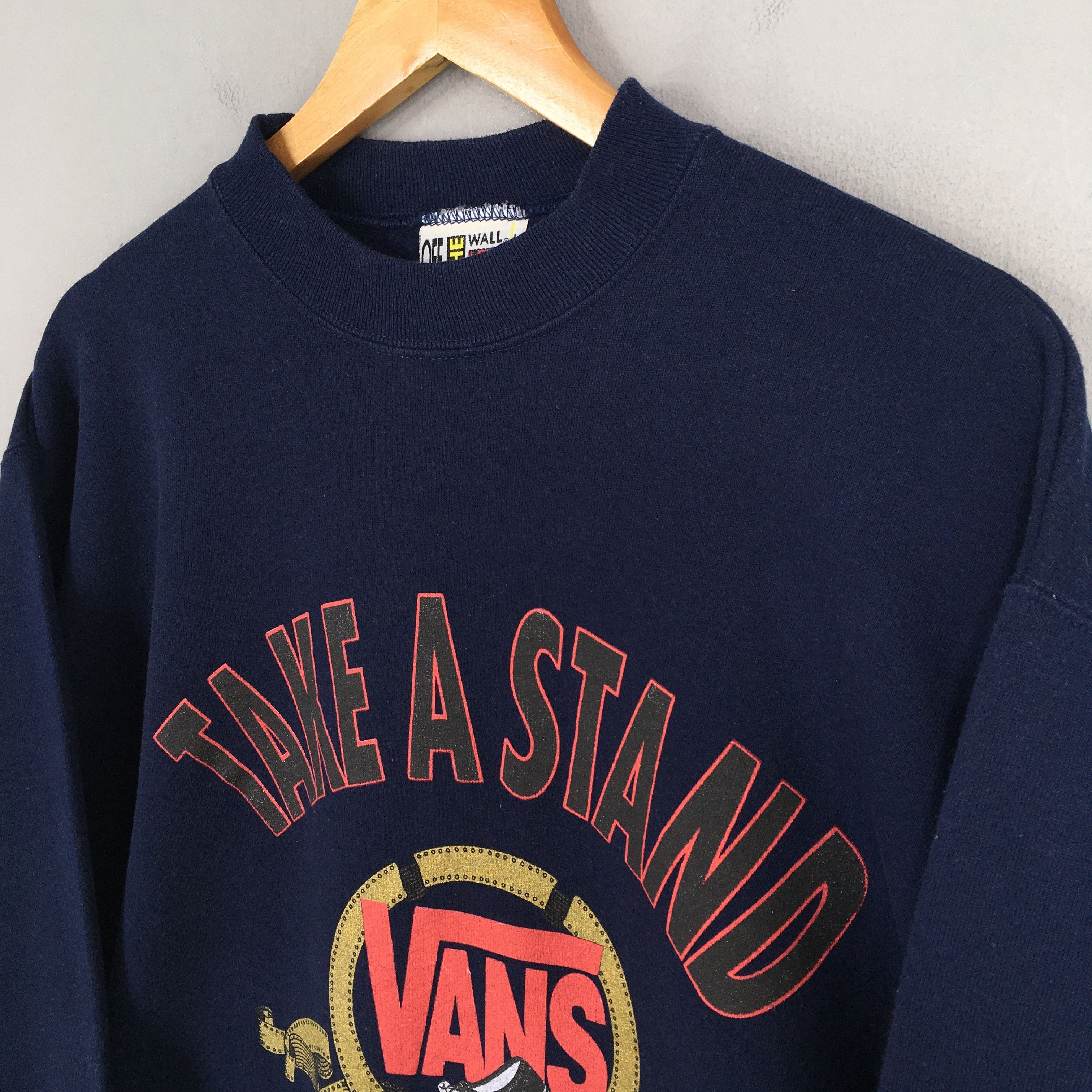 Vans Vintage Vans Of The Wall Usa Sweatshirt Large Size US L / EU 52-54 / 3 - 2 Thumbnail