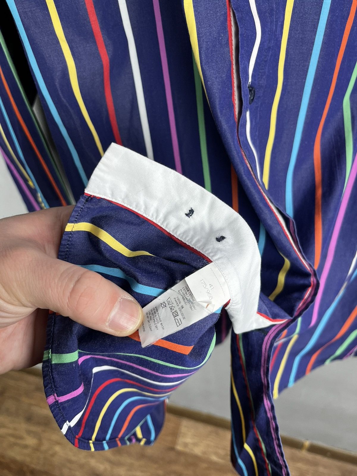 Other × Paul & Shark Paul & Shark Multicolored Striped Shirt Long Size US L / EU 52-54 / 3 - 7 Thumbnail
