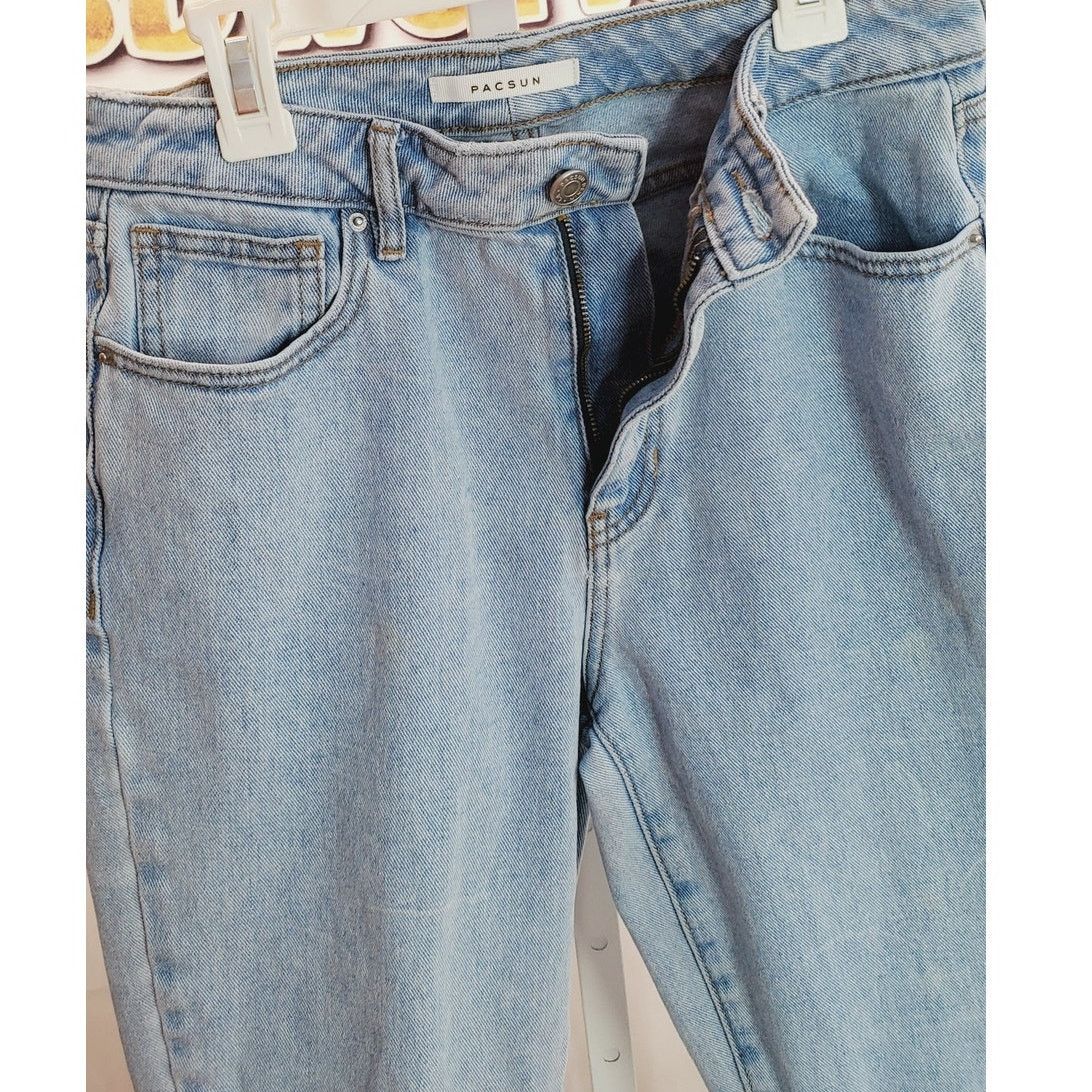 Pacsun PacSun Light Wash Mom Jeans 27 Size 27" / US 4 / IT 40 - 4 Thumbnail
