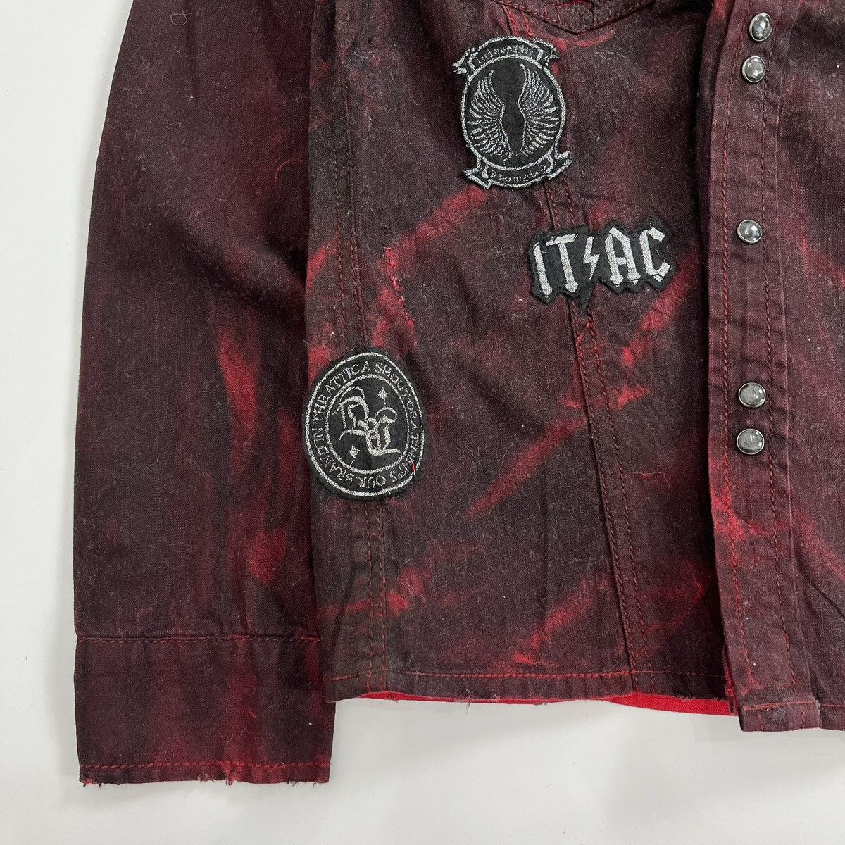 14th Addiction 2000s In the Attic Punk LGB Grunge Gothic Distressed Jacket Size US M / EU 48-50 / 2 - 9 Thumbnail